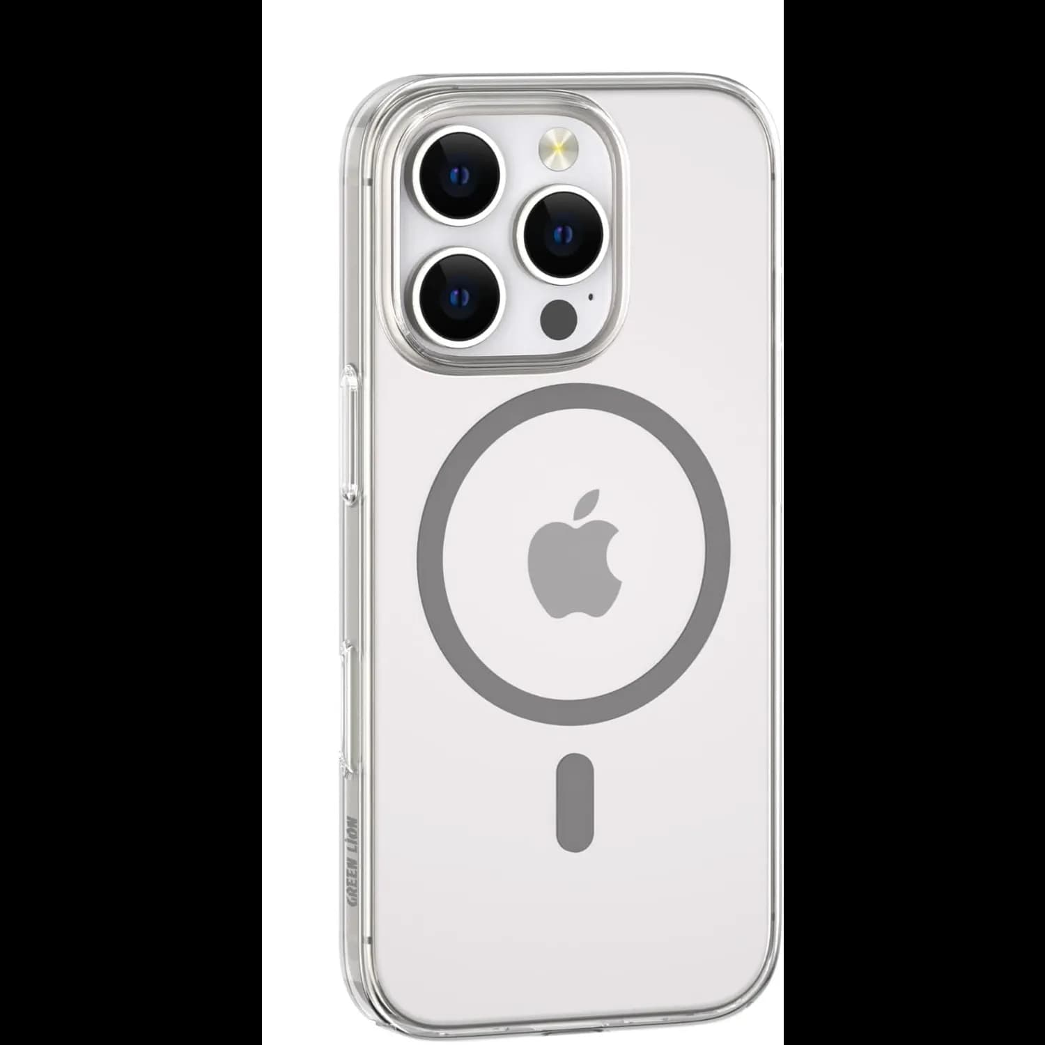 Green Lion iPhone 16 Pro Case - Magnetic Ring, Clear 1 Green Lion iPhone 16 Pro Case - Magnetic Ring, Clear 1