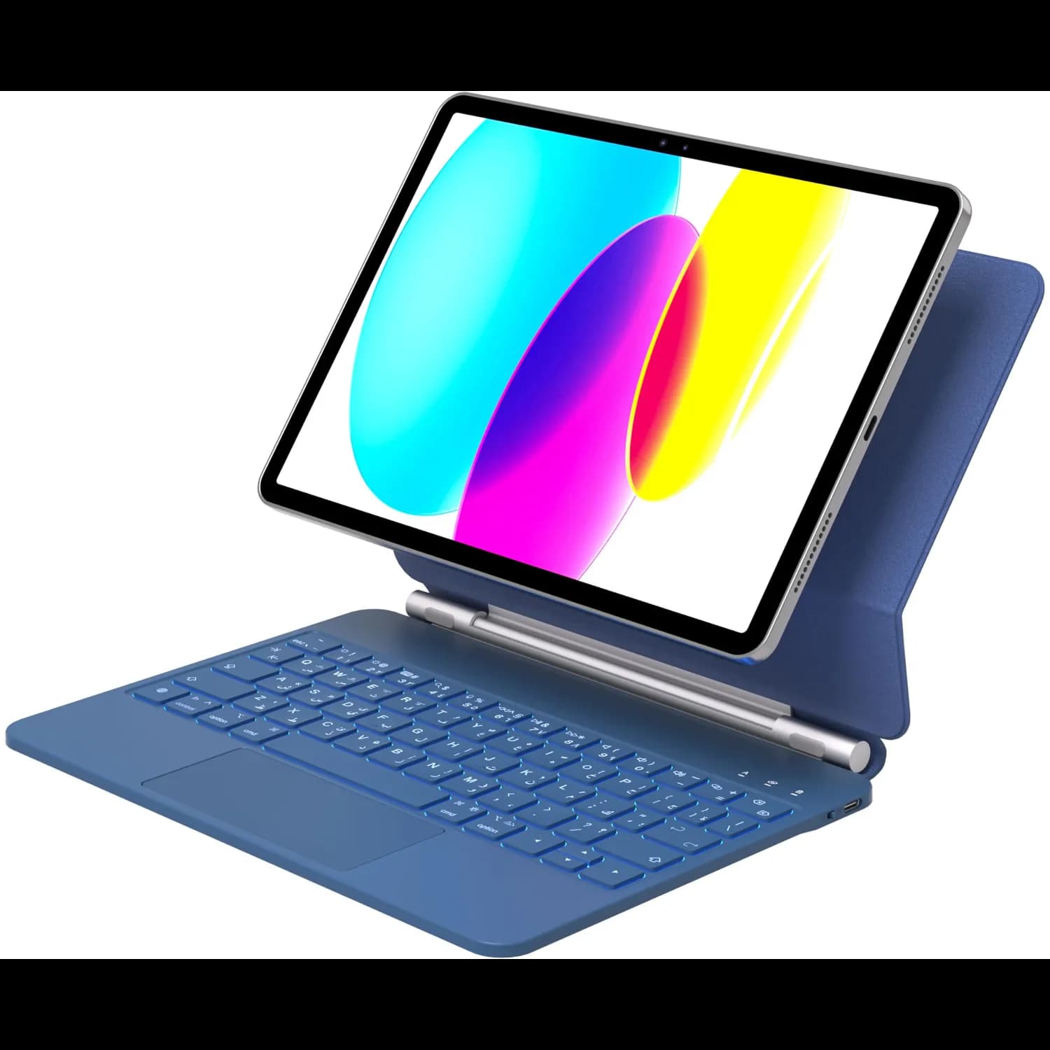 Green Lion Magic Keyboard for iPad 10th/11th Gen - Backlit, Blue 1 Green Lion Magic Keyboard for iPad 10th/11th Gen - Backlit, Blue 1