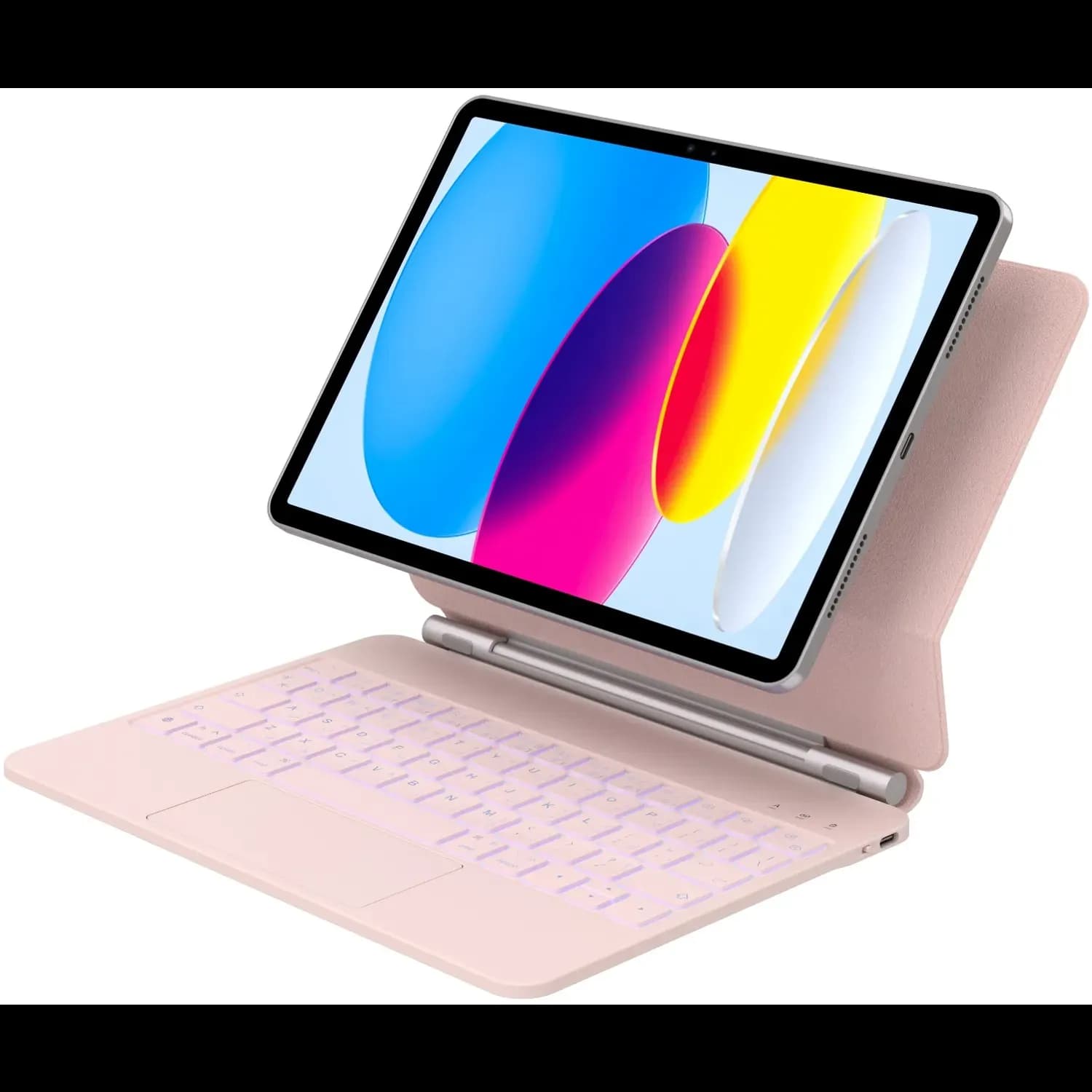 GREEN LION Wireless Magic Keyboard - Touchpad, Foldable, Pink 1 GREEN LION Wireless Magic Keyboard - Touchpad, Foldable, Pink 1