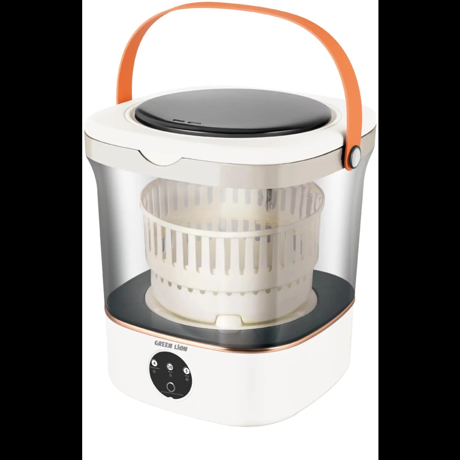 Green Lion Washing Machine - Portable 12L, Anti-Bacterial Blue Light, White 1 Green Lion Washing Machine - Portable 12L, Anti-Bacterial Blue Light, White 1