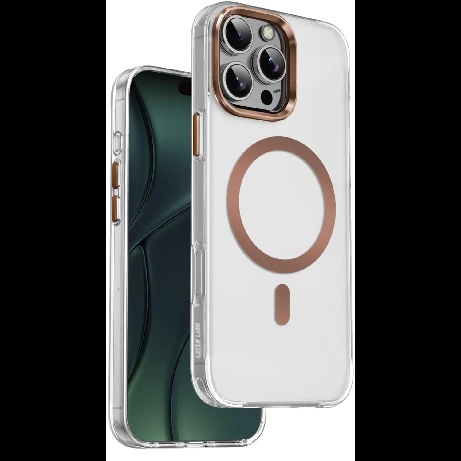 Green Lion Case iPhone 17 Pro Max - Magnetic Ring, Camera Protection - Titanium Black 1 Green Lion Case iPhone 17 Pro Max - Magnetic Ring, Camera Protection - Titanium Black 1