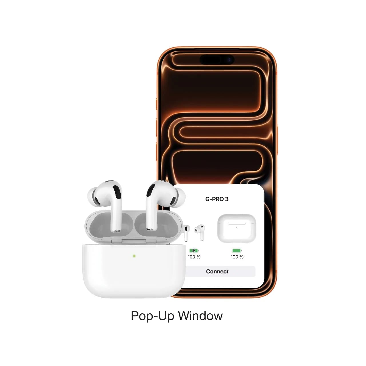 Green Lion Earbuds Pro 3 - True Wireless, White 1 Green Lion Earbuds Pro 3 - True Wireless, White 1