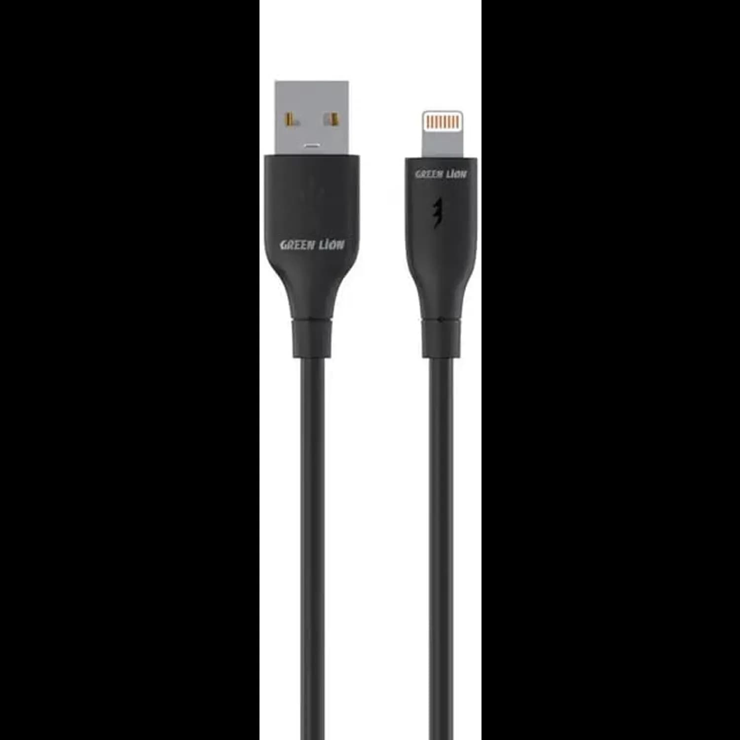 Green Lion USB-A to Lightning Cable - Fast Charge, Black 1 Green Lion USB-A to Lightning Cable - Fast Charge, Black 1