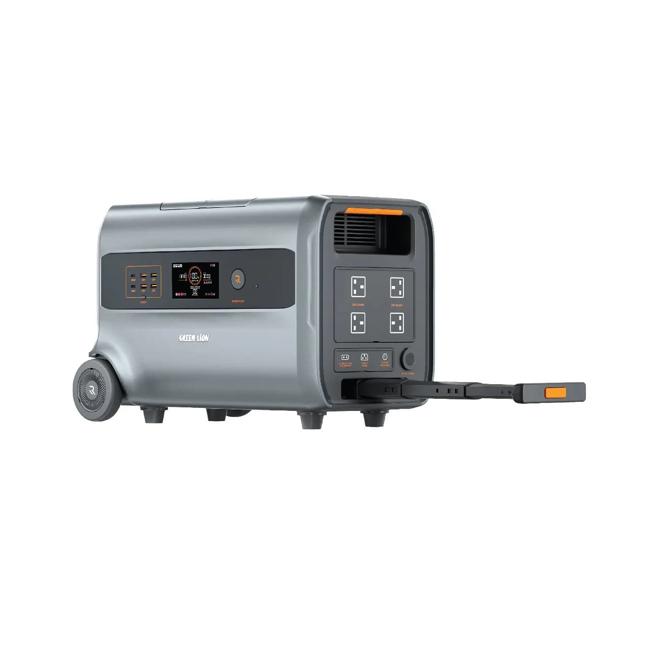 Green Lion RG-2400 Power Station - 2400Wh 50000mAh (LiFePO4) - Gray 1 Green Lion RG-2400 Power Station - 2400Wh 50000mAh (LiFePO4) - Gray 1