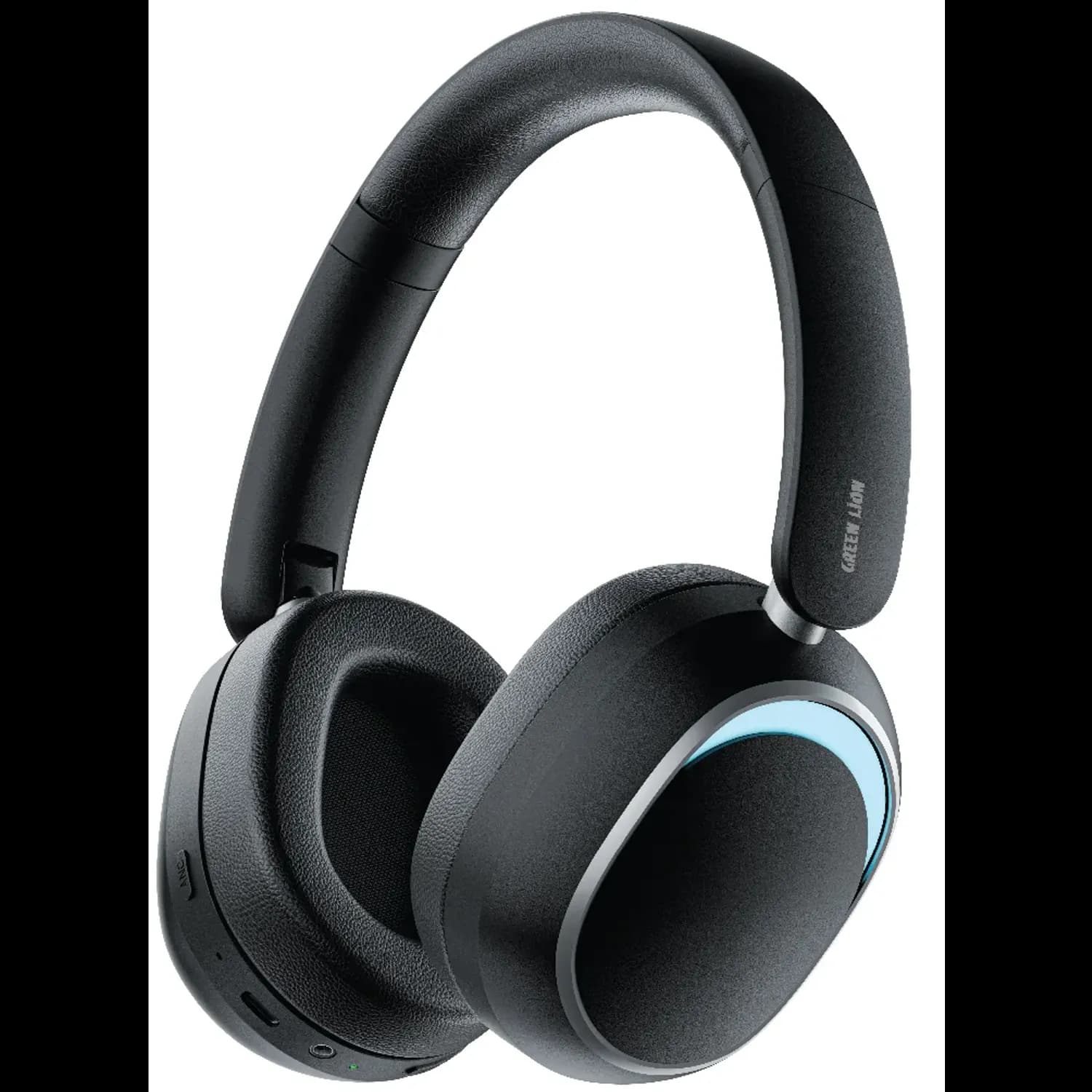 Green Lion Headphones Santos - Wireless ANC, White — Black 1 Green Lion Headphones Santos - Wireless ANC, White — Black 1