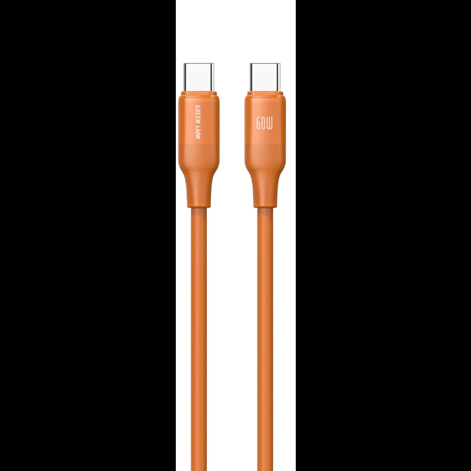 Green Lion USB-C Cable - 60W Fast Charge, Orange 1 Green Lion USB-C Cable - 60W Fast Charge, Orange 1