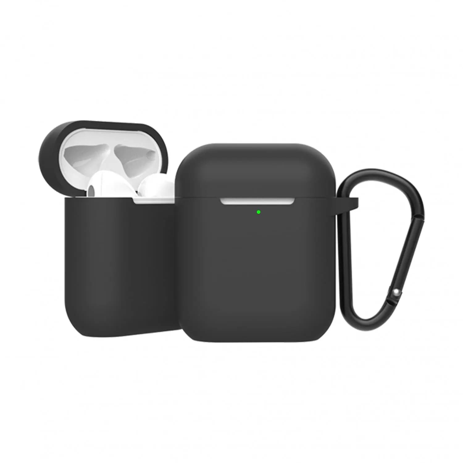 Green Lion Silicone Case Berlin Series - AirPods 1/2, Black 1 Green Lion Silicone Case Berlin Series - AirPods 1/2, Black 1