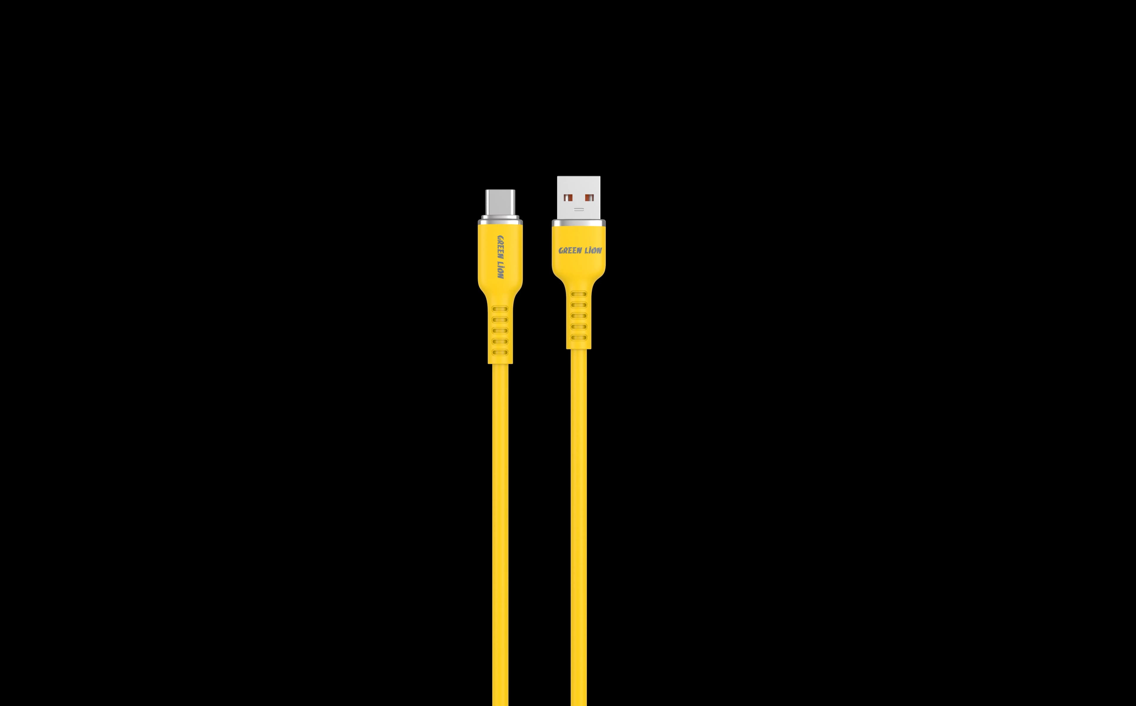 Green Lion USB-A to USB-C Cable GNSILNATCYL - 15W Charge, Yellow 1 Green Lion USB-A to USB-C Cable GNSILNATCYL - 15W Charge, Yellow 1