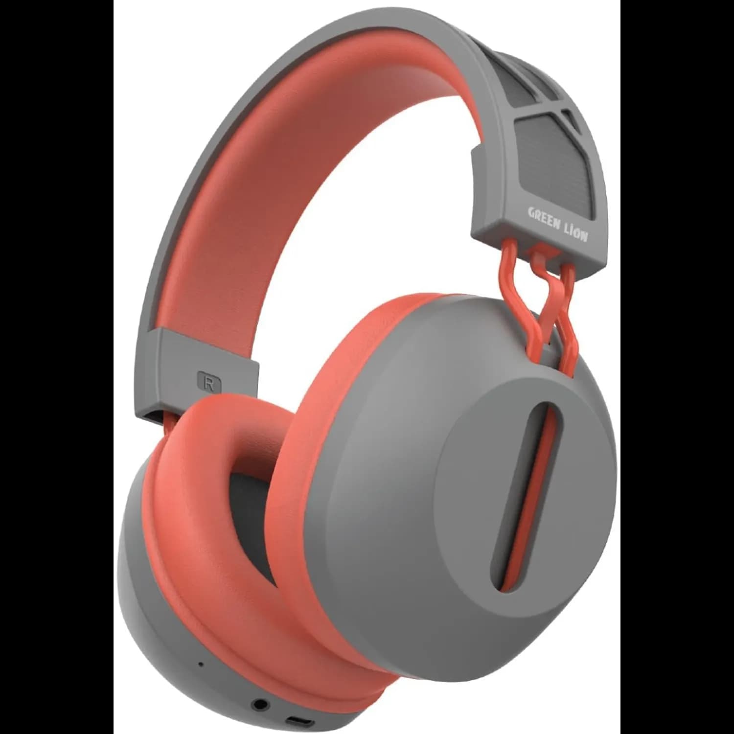 Green Lion Headphones SolarEcho ANC - Solar Powered, Red/Gray 1 Green Lion Headphones SolarEcho ANC - Solar Powered, Red/Gray 1