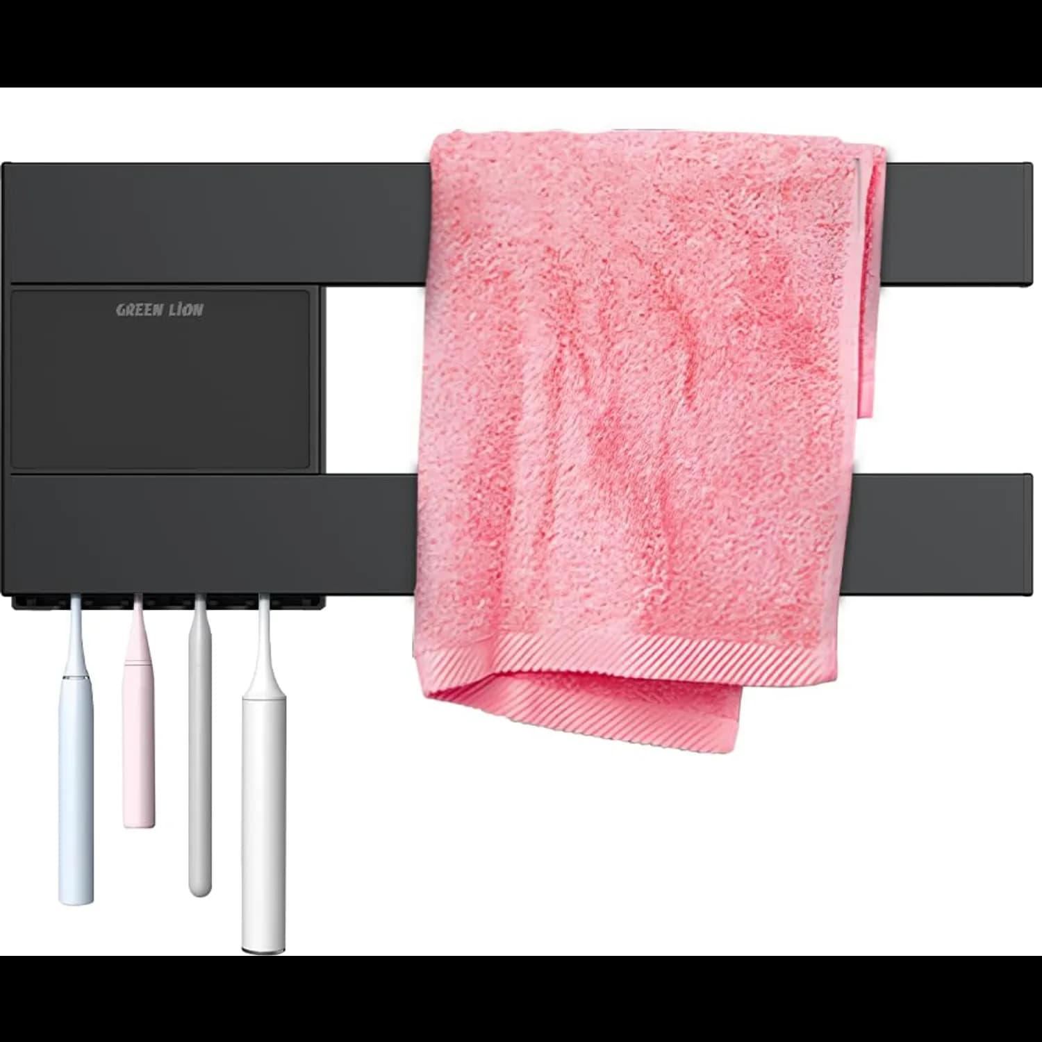 GreenLion Towel Dryer & Toothbrush Sterilizer - UV, Black 1 GreenLion Towel Dryer & Toothbrush Sterilizer - UV, Black 1