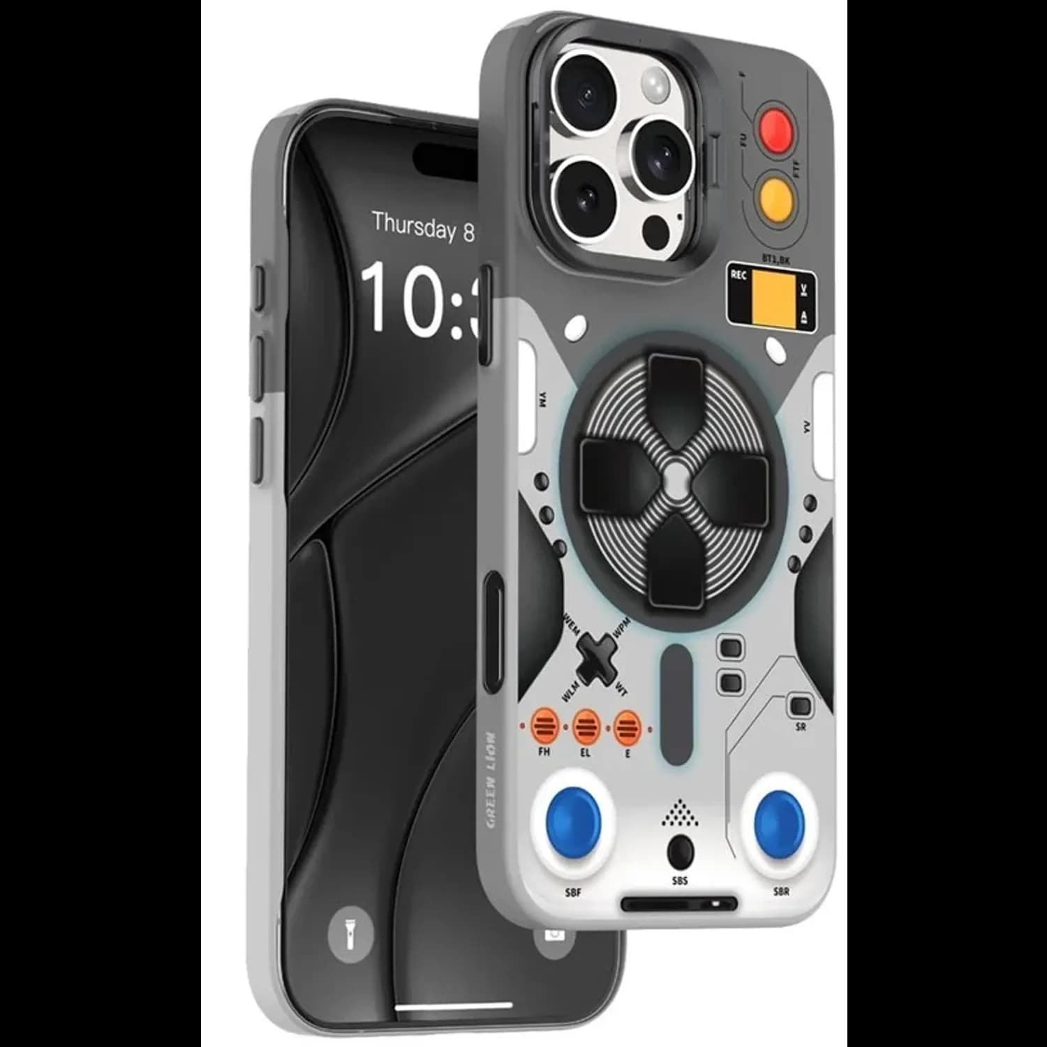 GREEN LION iPhone 16 Pro Case - MagSafe, Camera Guard, Gray GREEN LION iPhone 16 Pro Case - MagSafe, Camera Guard, Gray