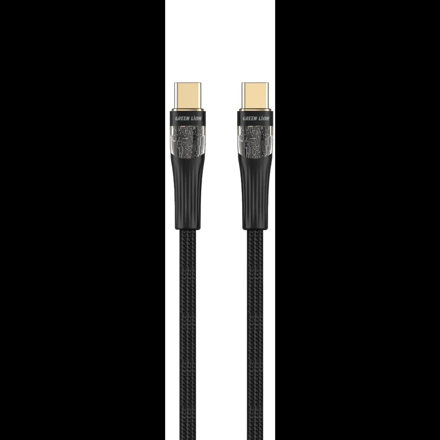 Green Lion USB-C to USB-C Cable - 1m, 100W, Black 1 Green Lion USB-C to USB-C Cable - 1m, 100W, Black 1