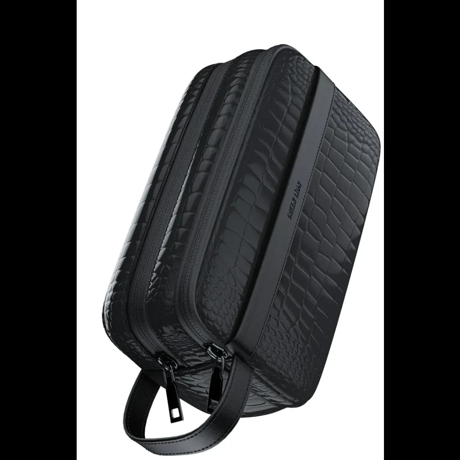 GREEN LION Travel Pouch Tirana - PU Leather, Multiple Compartments, Black 1 GREEN LION Travel Pouch Tirana - PU Leather, Multiple Compartments, Black 1