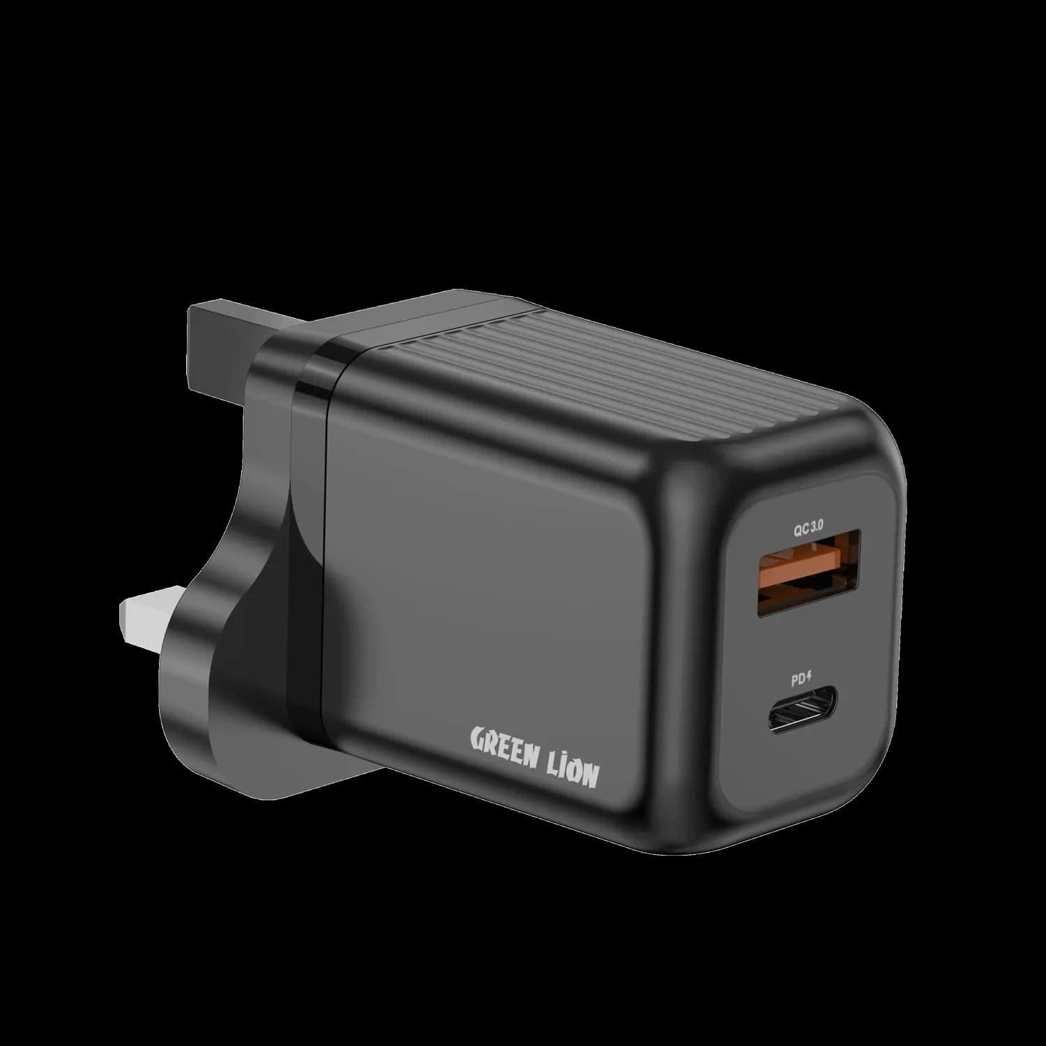 Green Lion Wall Charger - 45W PD+QC, Black 1 Green Lion Wall Charger - 45W PD+QC, Black 1