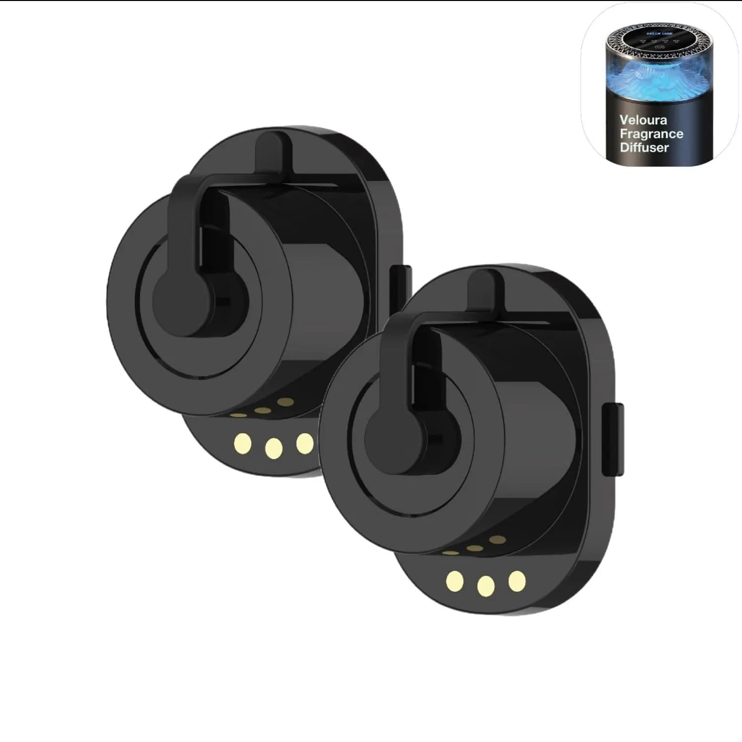 Green Lion Veloura Diffuser Oil - 8ml, Rechargeable, Black 1 Green Lion Veloura Diffuser Oil - 8ml, Rechargeable, Black 1