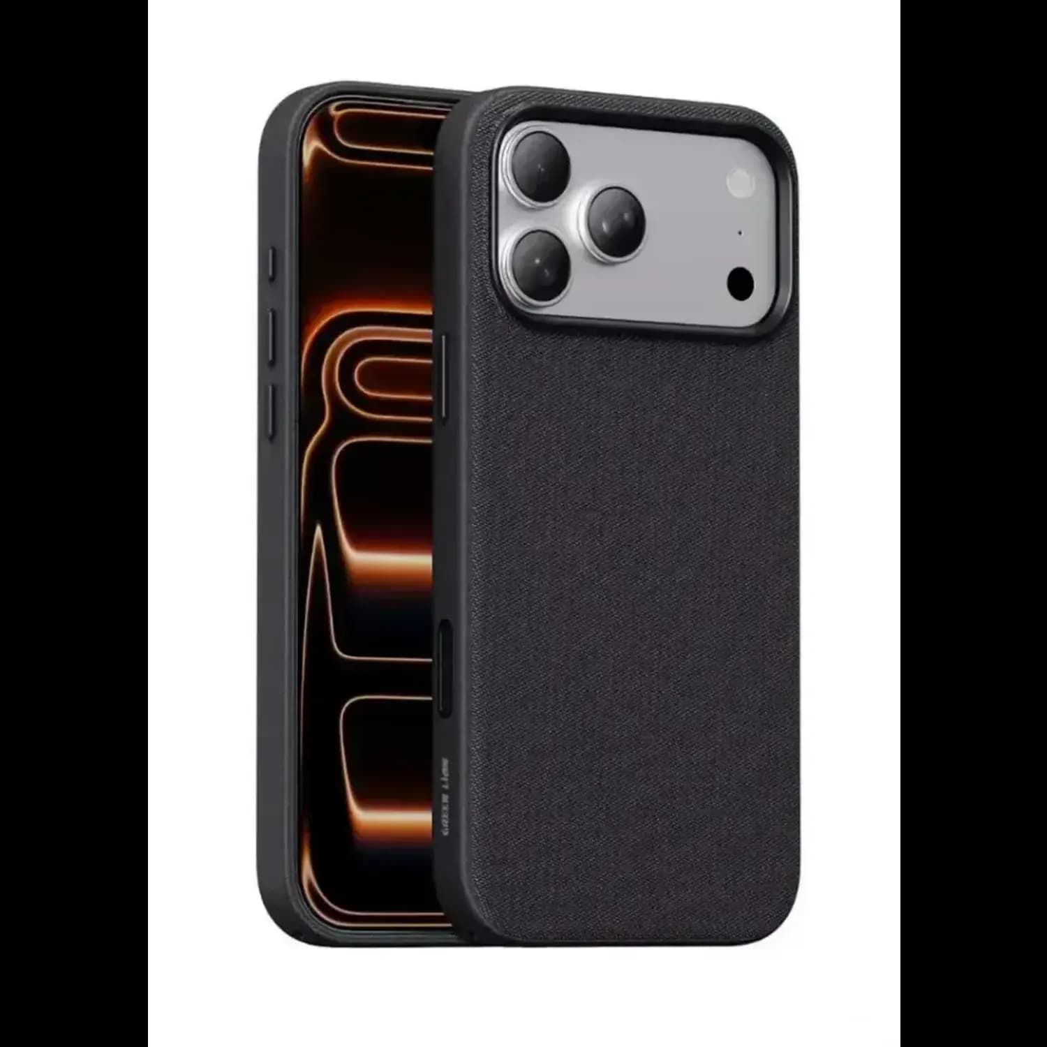 Green Lion Woven MagSafe Case iPhone 17 Pro - Black Green Lion Woven MagSafe Case iPhone 17 Pro - Black