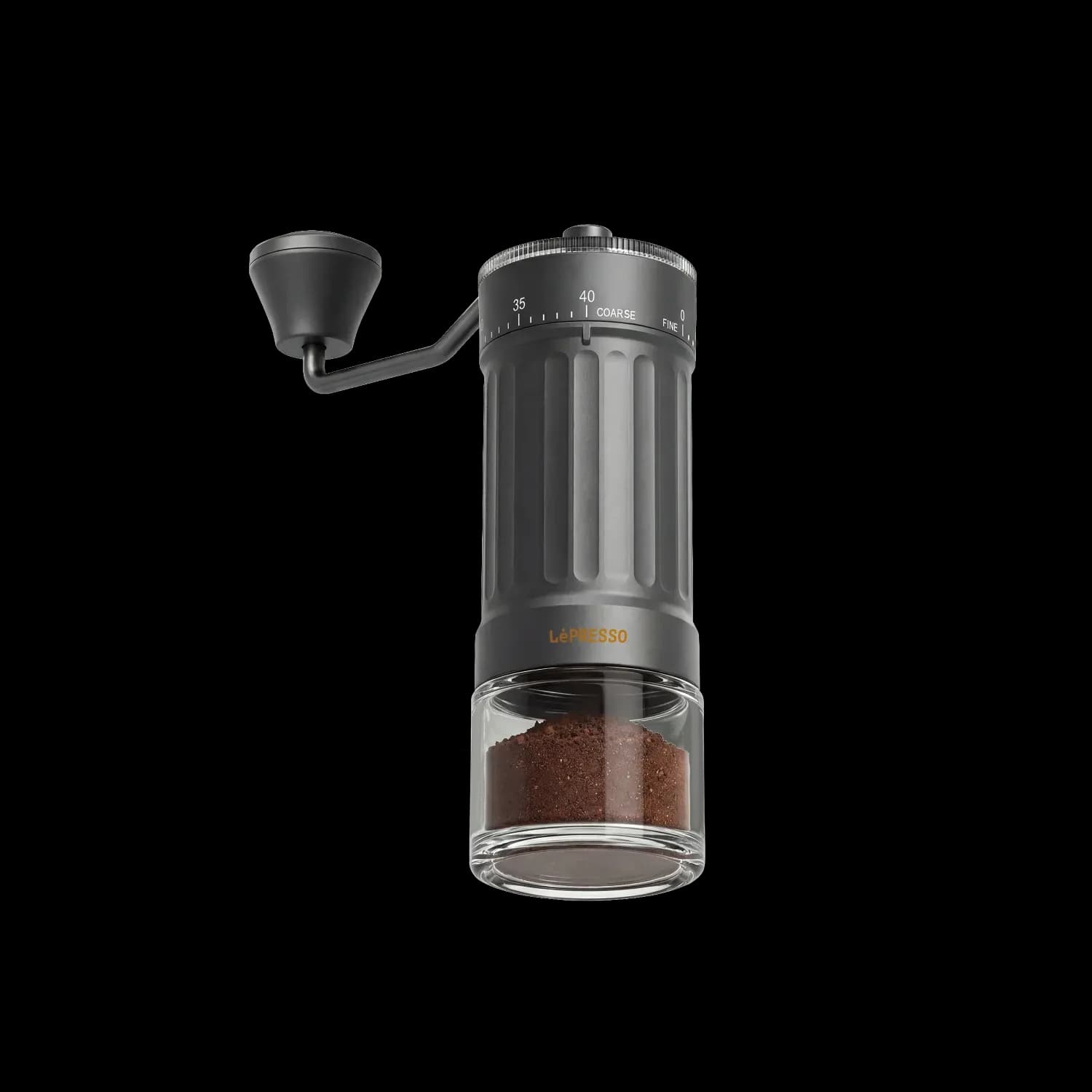 Lepresso Manual Coffee Grinder Caffètradizione - Stainless Steel Burr, Black 1 Lepresso Manual Coffee Grinder Caffètradizione - Stainless Steel Burr, Black 1