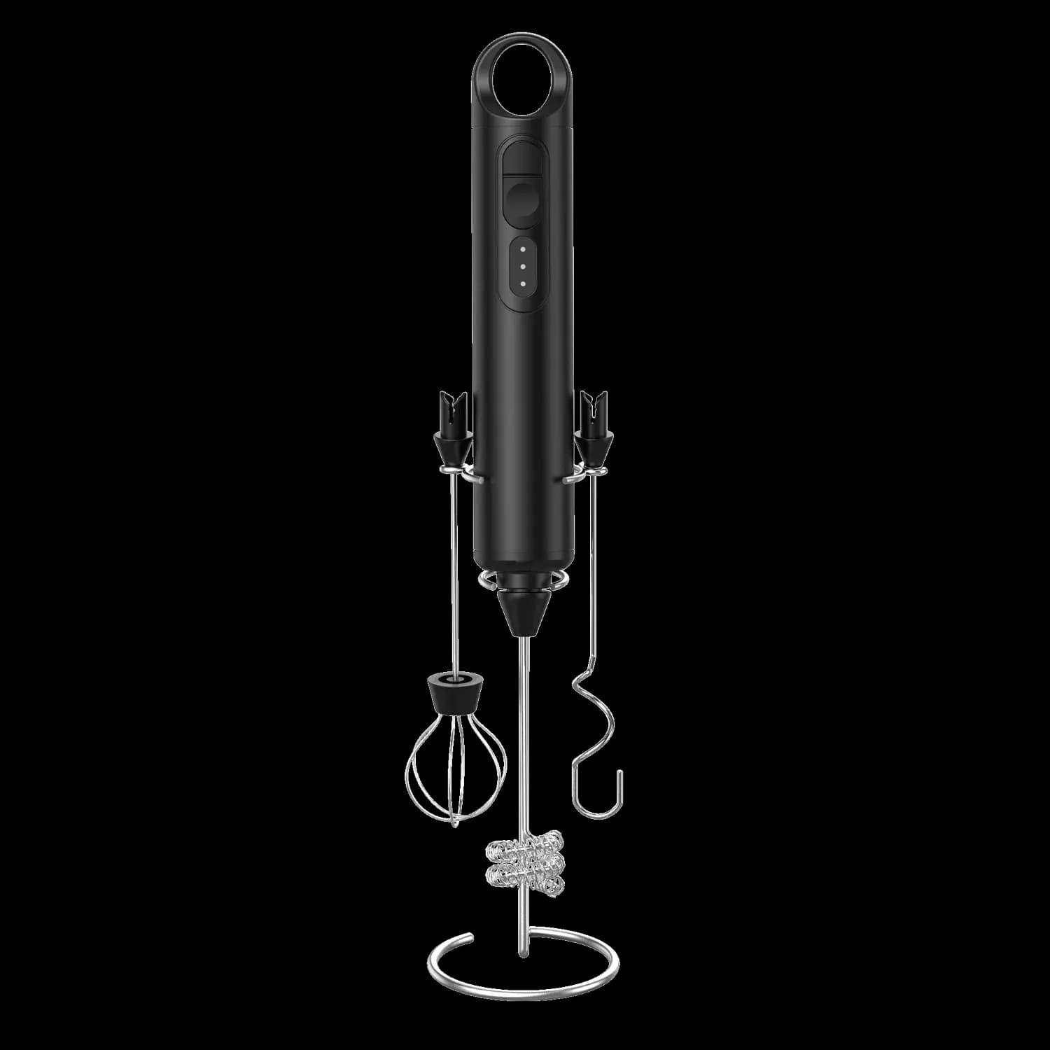 LePresso Milk Frother - 3-Speed USB-C Rechargeable, Black 1 LePresso Milk Frother - 3-Speed USB-C Rechargeable, Black 1