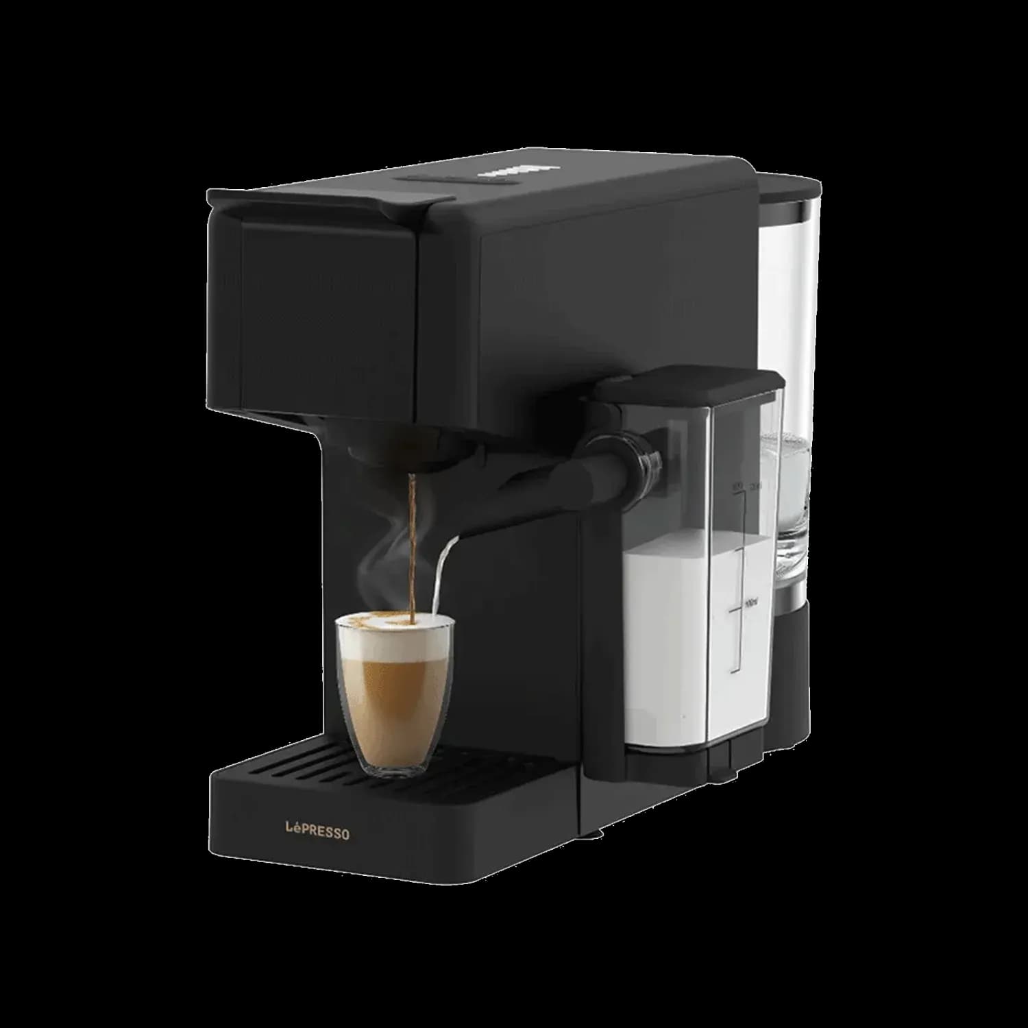LePresso Coffee Machine Crema Pro - Multi-Capsule, 1400W, Black 1 LePresso Coffee Machine Crema Pro - Multi-Capsule, 1400W, Black 1