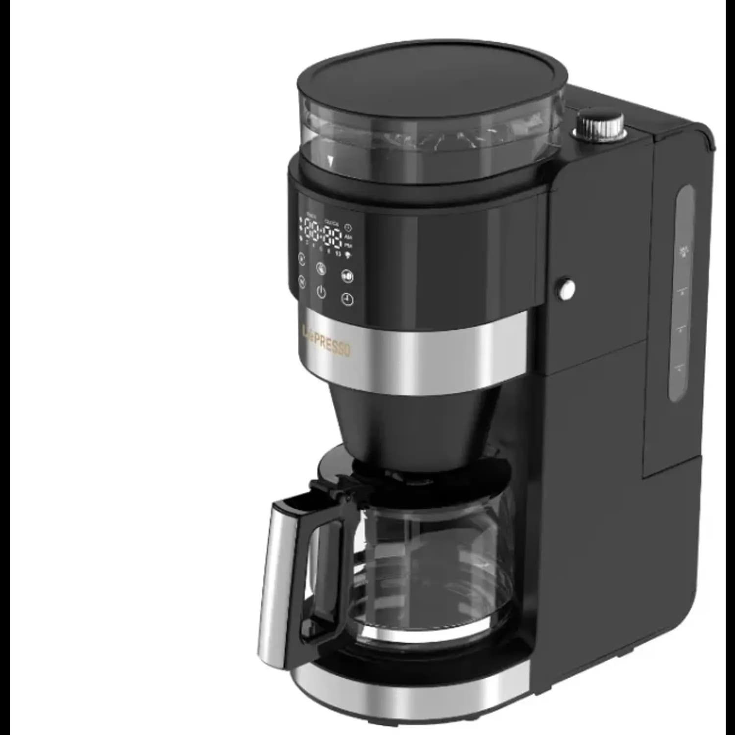 LePresso Coffee Maker - Burr Grinder, 1.35L, Black 1 LePresso Coffee Maker - Burr Grinder, 1.35L, Black 1