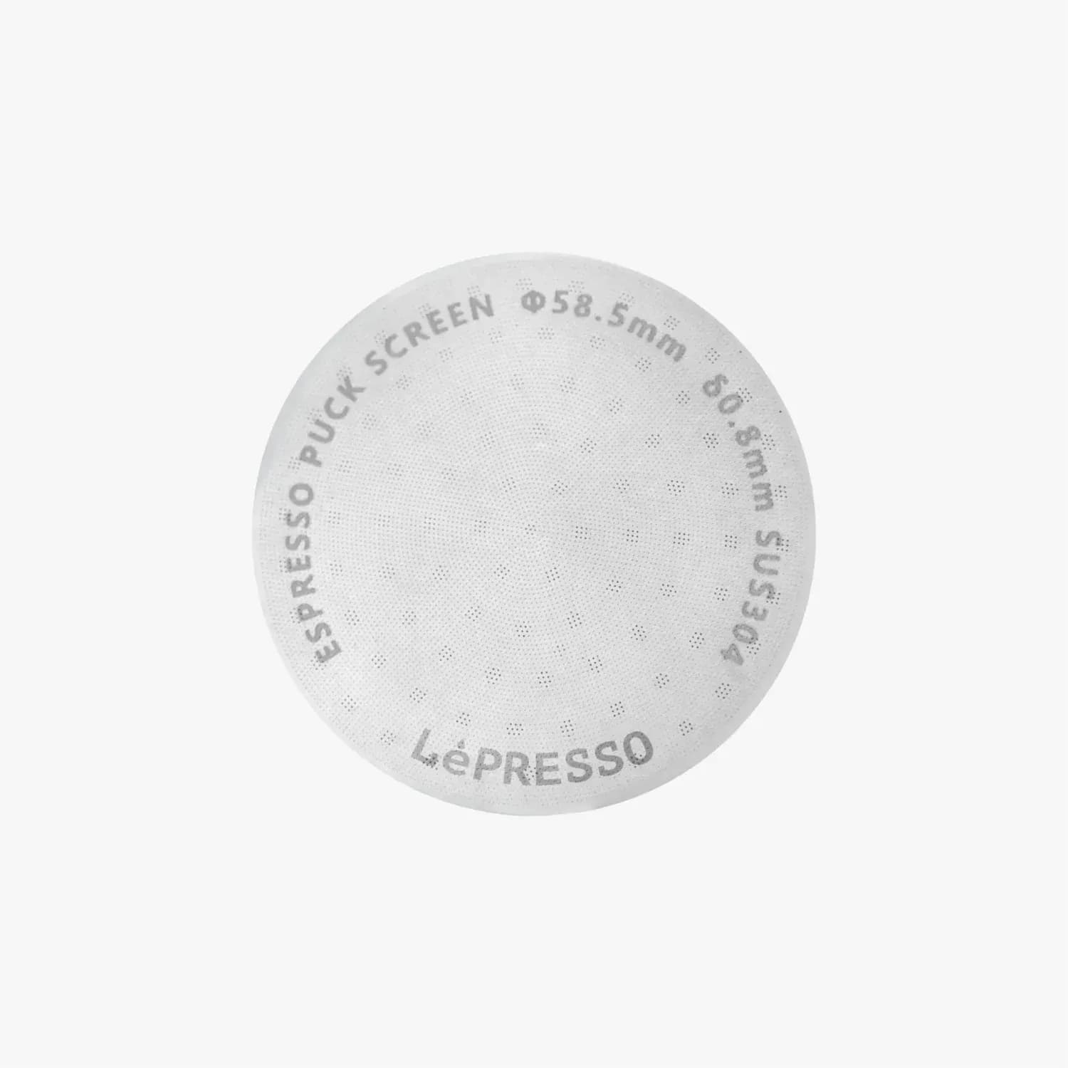 LePresso Puck Screen - 58.5mm Stainless Steel 1 LePresso Puck Screen - 58.5mm Stainless Steel 1