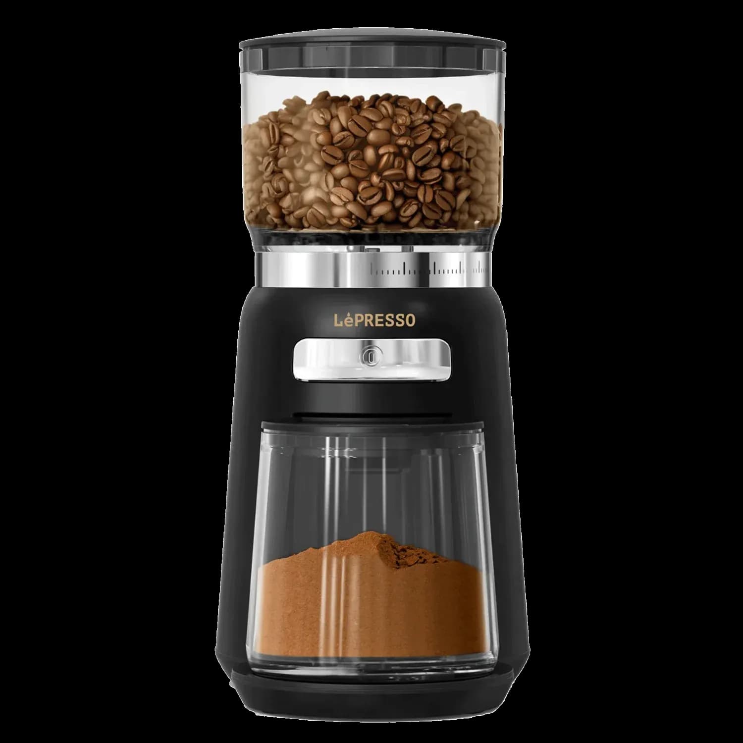 LePresso Coffee Bean Grinder - 20 Grind Sizes, Black 1 LePresso Coffee Bean Grinder - 20 Grind Sizes, Black 1