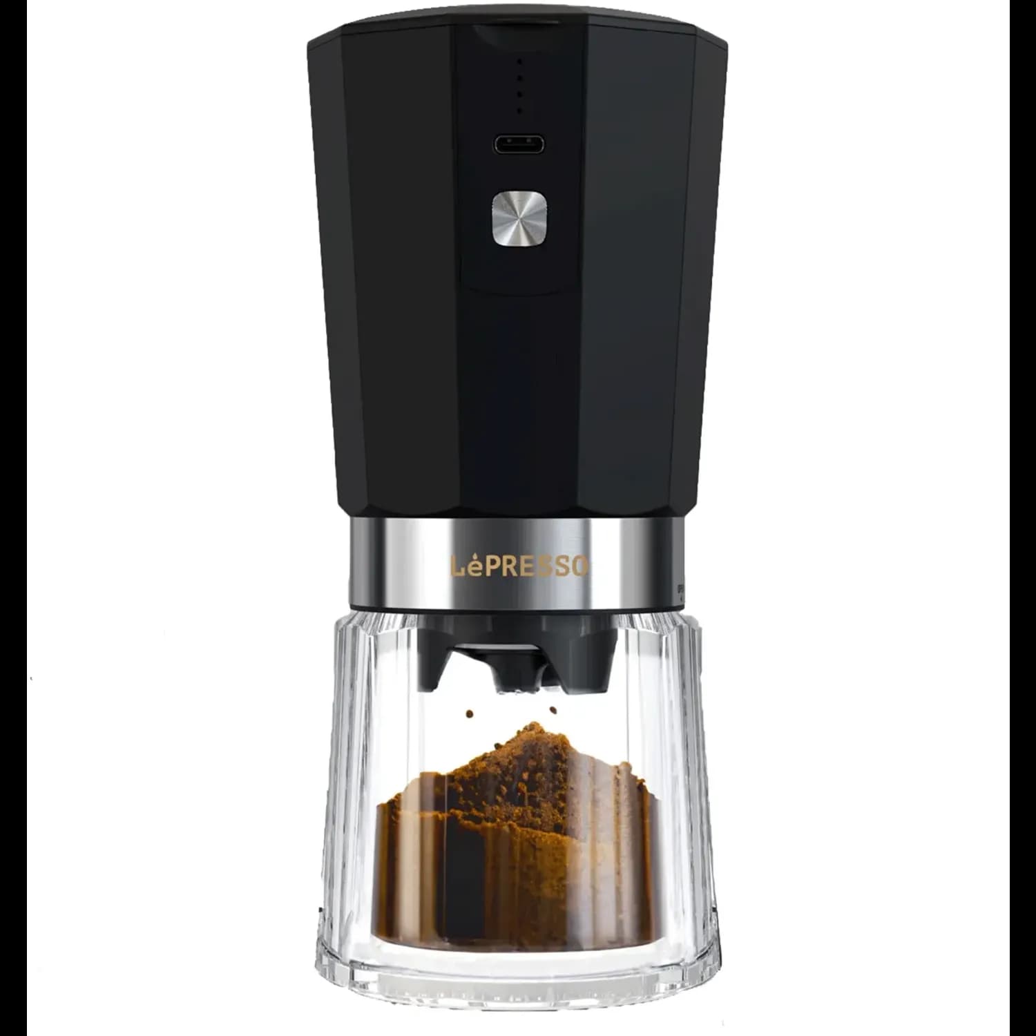 LePresso Cordless Conical Burr Grinder - 18W, Black 1 LePresso Cordless Conical Burr Grinder - 18W, Black 1
