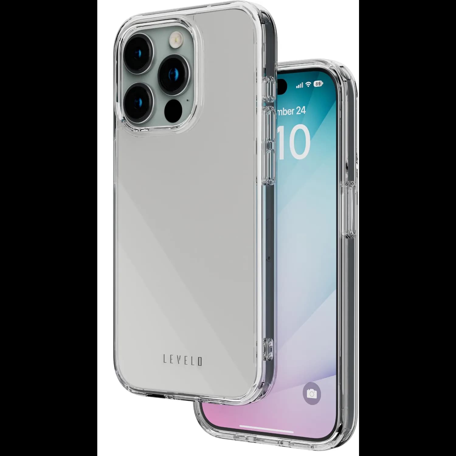 LEVELO Clear Case Clara - Shock-Proof, Clear, iPhone 15 Pro Max 1 LEVELO Clear Case Clara - Shock-Proof, Clear, iPhone 15 Pro Max 1
