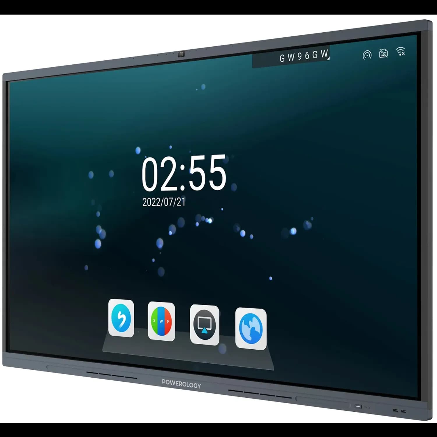 Powerology Interactive Smartboard - Dual Windows & Android, 65", Black 1 Powerology Interactive Smartboard - Dual Windows & Android, 65", Black 1