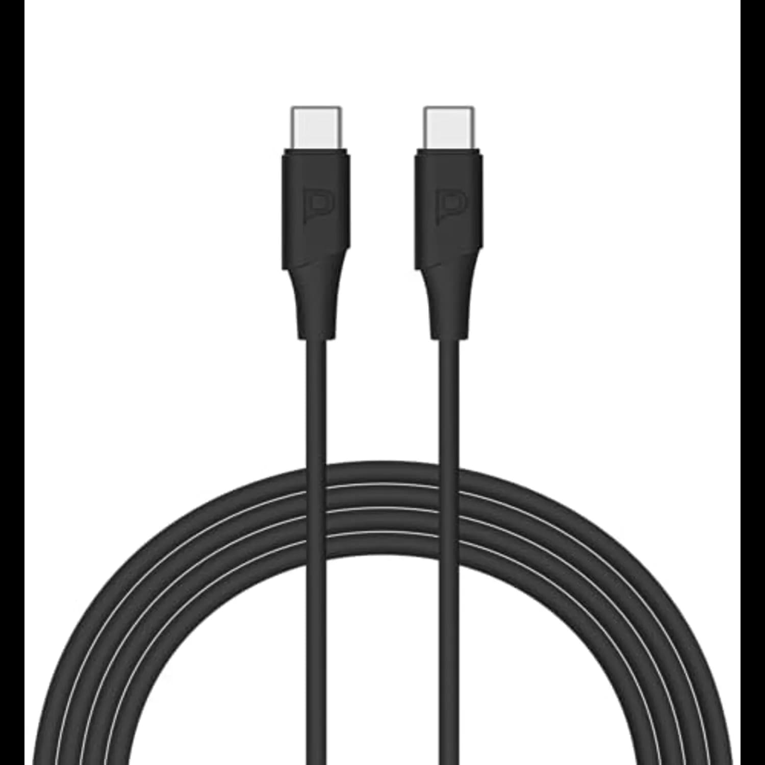 Powerology Power Sync Flex USB-C to USB-C - 1.2M Cable, PD 60W — Black 1 Powerology Power Sync Flex USB-C to USB-C - 1.2M Cable, PD 60W — Black 1