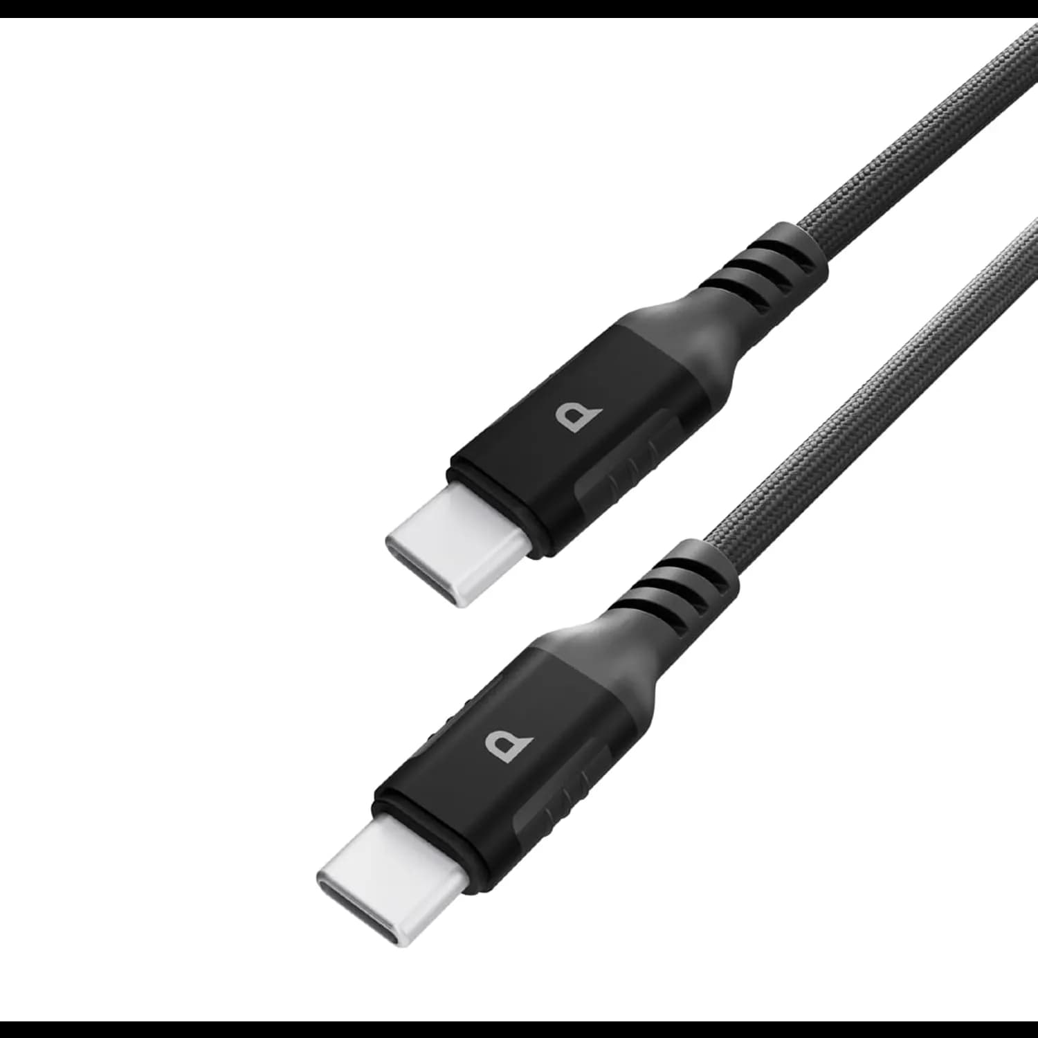 Powerology USB-C Cable - 60W PD, 1.2m, Dark Grey — Black 1 Powerology USB-C Cable - 60W PD, 1.2m, Dark Grey — Black 1