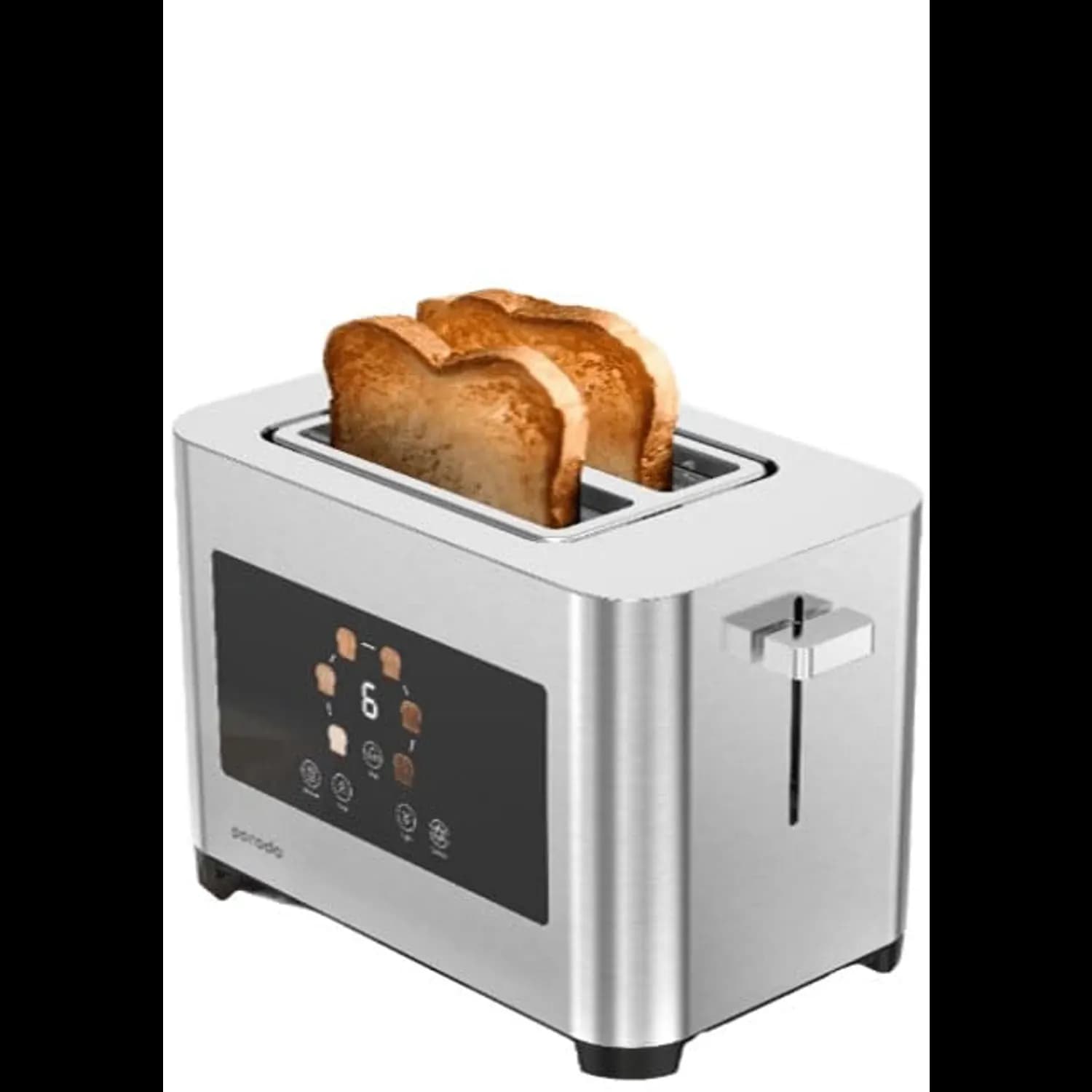 Porodo Air Fryer - 5L Glass Basket, Digital Touch, White 1 Porodo Air Fryer - 5L Glass Basket, Digital Touch, White 1