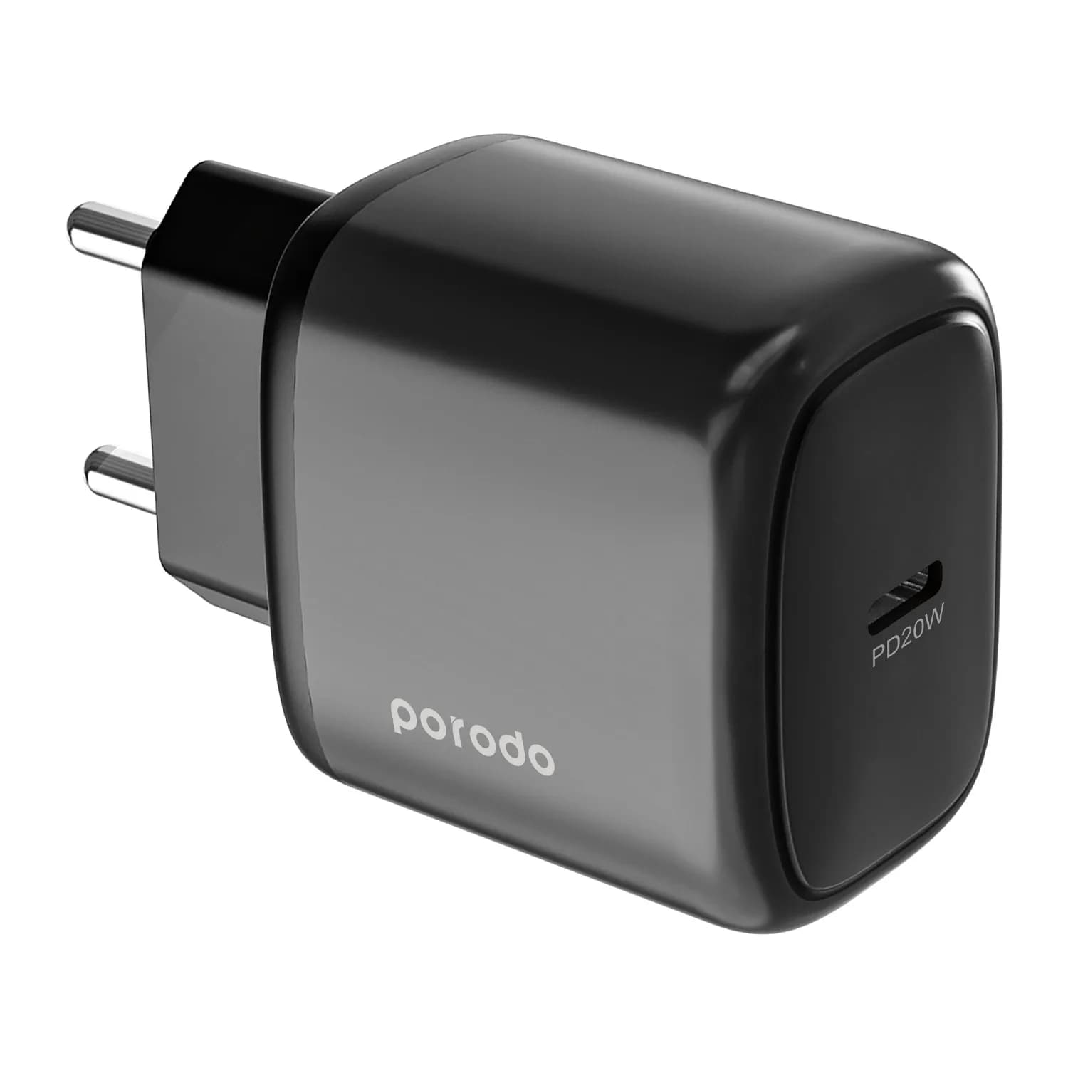 Porodo USB-C Power Delivery Quick Charger EU with USB-C Cable 1 Porodo USB-C Power Delivery Quick Charger EU with USB-C Cable 1