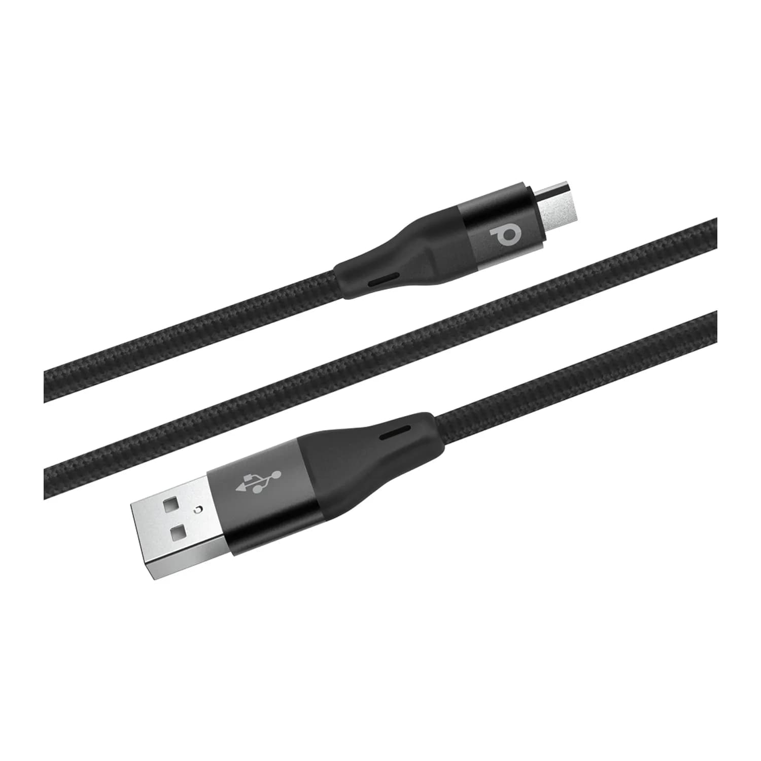 Porodo Braided Micro USB Cable 2.2M 2.4A (Aluminum) 1 Porodo Braided Micro USB Cable 2.2M 2.4A (Aluminum) 1