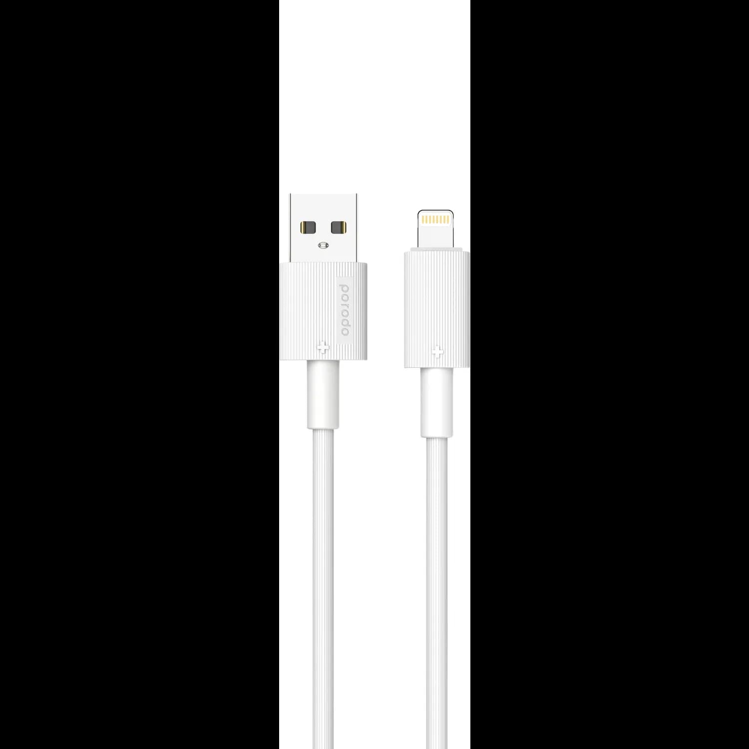 Porodo USB-A to Lightning Cable - 3M, Fast Charging, White 1 Porodo USB-A to Lightning Cable - 3M, Fast Charging, White 1