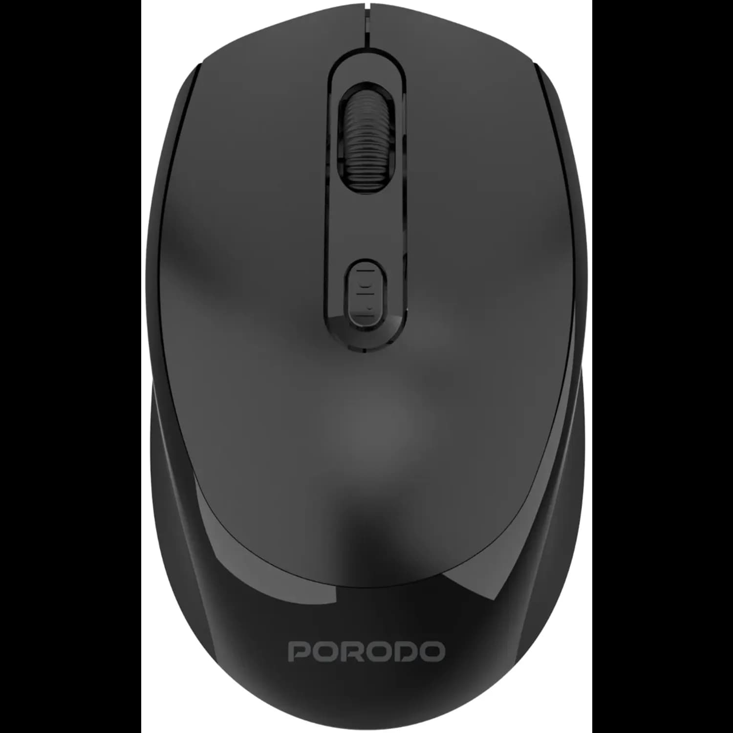Porodo Wireless Mouse - Bluetooth 5.4, White — Black 1 Porodo Wireless Mouse - Bluetooth 5.4, White — Black 1