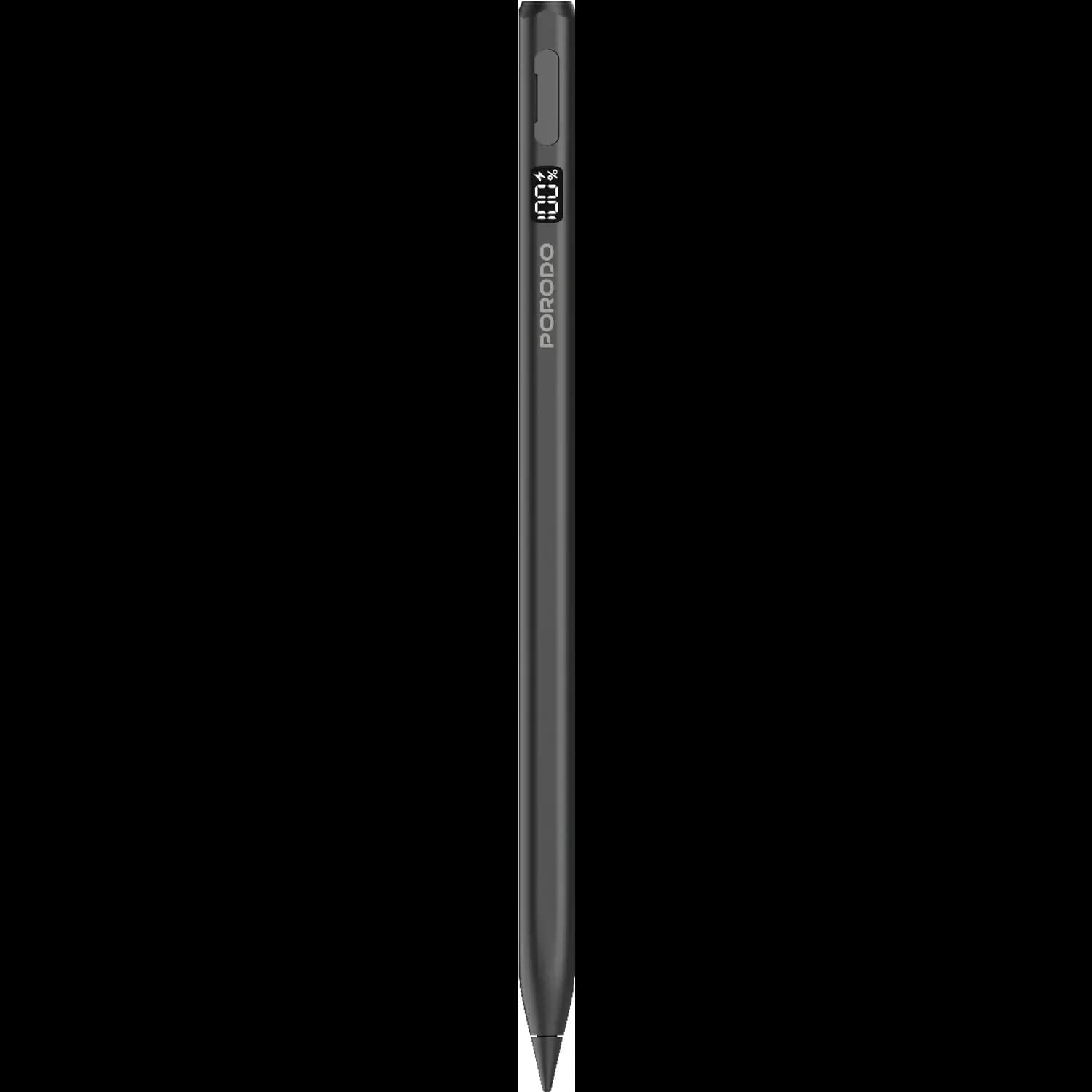 Porodo Stylus Pen - Magnetic Charging, White — Black 1 Porodo Stylus Pen - Magnetic Charging, White — Black 1