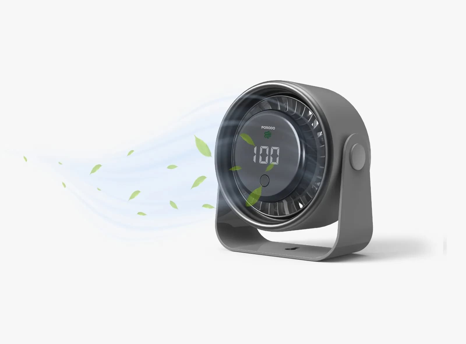 Porodo Lifestyle Flura Mini Cooling Fan With Desktop & Wall Mount 1 Porodo Lifestyle Flura Mini Cooling Fan With Desktop & Wall Mount 1