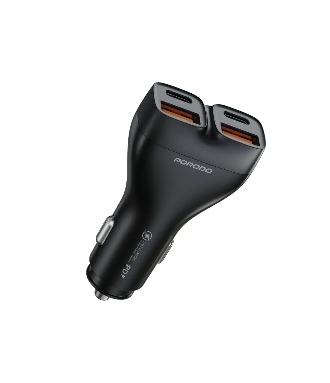 Porodo Car Charger & Audio Transmitter PDFWCH085CBK - USB-C Cable Included, Black 1 Porodo Car Charger & Audio Transmitter PDFWCH085CBK - USB-C Cable Included, Black 1