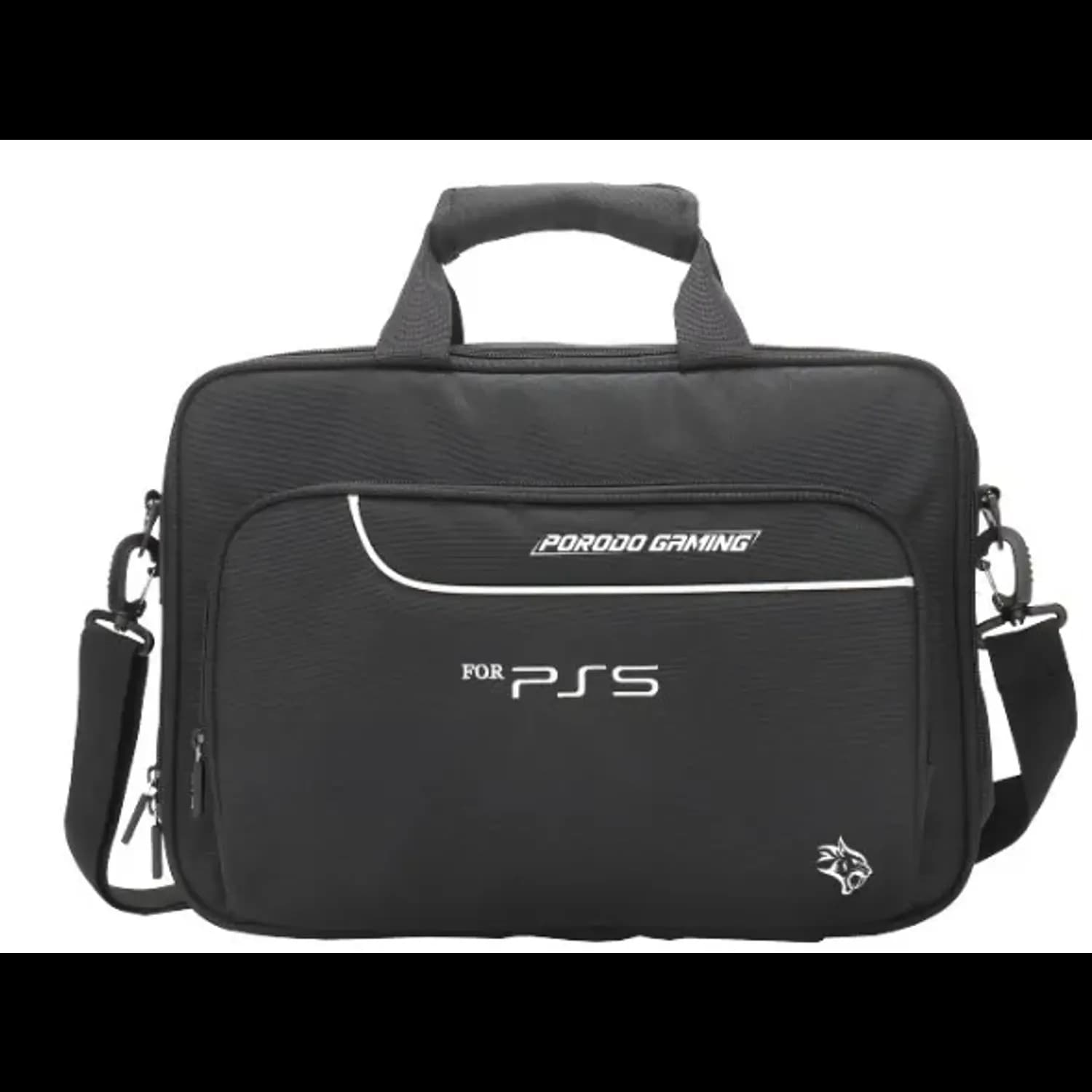 Porodo Carrying Case - Ergonomic Handle, Black Porodo Carrying Case - Ergonomic Handle, Black