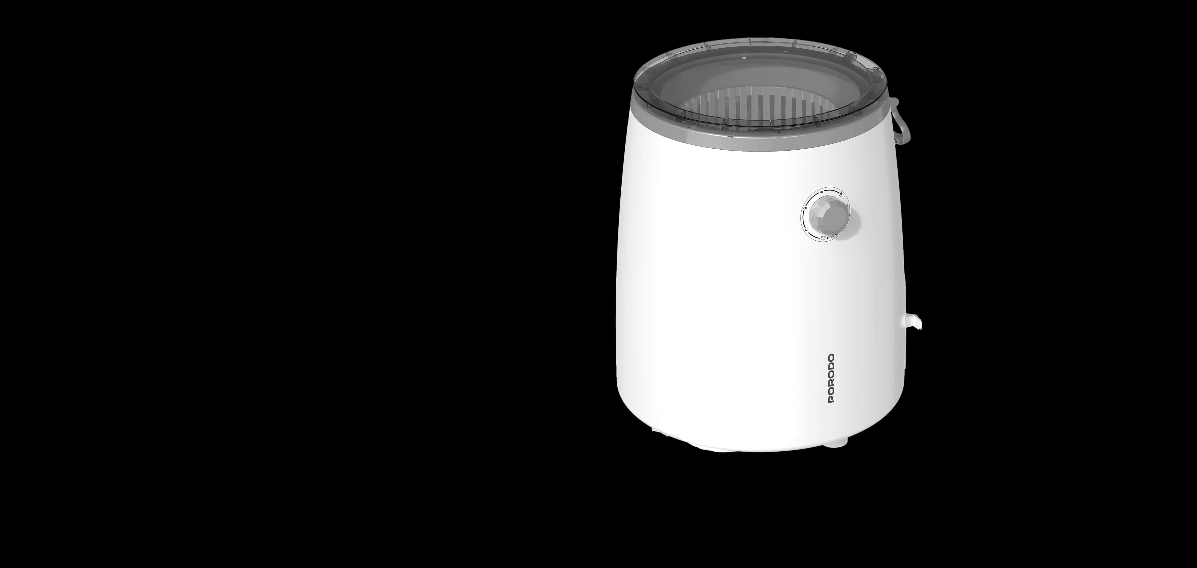 Porodo Lifestyle Portable Mini Washing Machine - White 1 Porodo Lifestyle Portable Mini Washing Machine - White 1