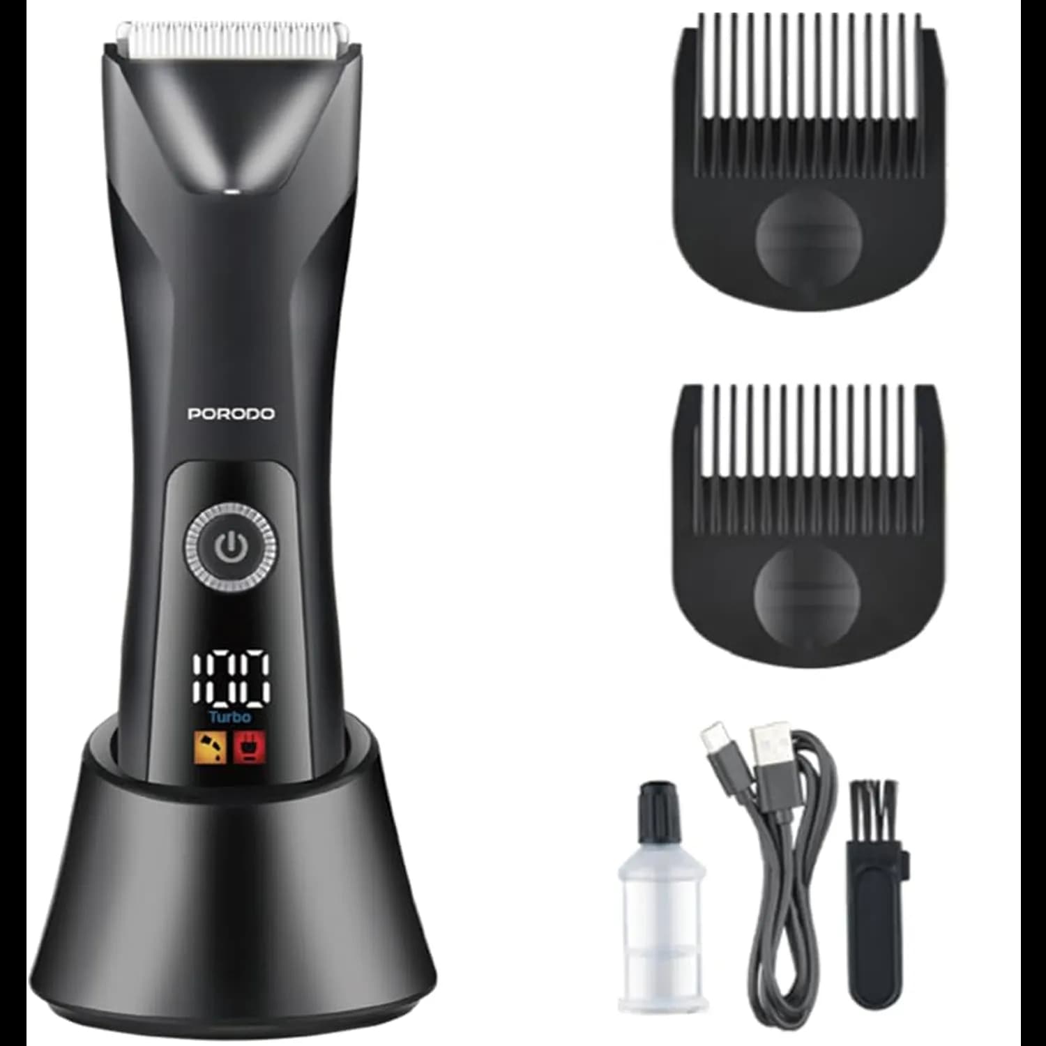 Porodo Grooming Trimmer Kit - Dual-Speed, Wet & Dry, Black 1 Porodo Grooming Trimmer Kit - Dual-Speed, Wet & Dry, Black 1
