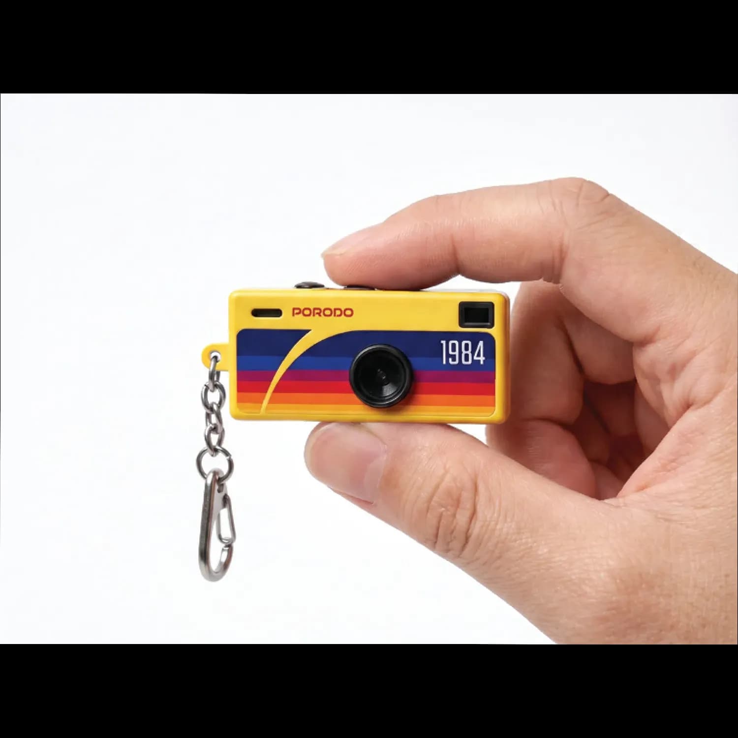 Porodo Digital Camera Memo II - Thumb-Sized, Gray — Yellow 1 Porodo Digital Camera Memo II - Thumb-Sized, Gray — Yellow 1
