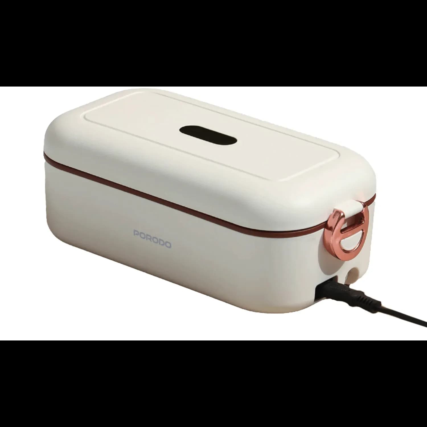 PORODO Electric Lunch Box - Dual Mode, White 1 PORODO Electric Lunch Box - Dual Mode, White 1