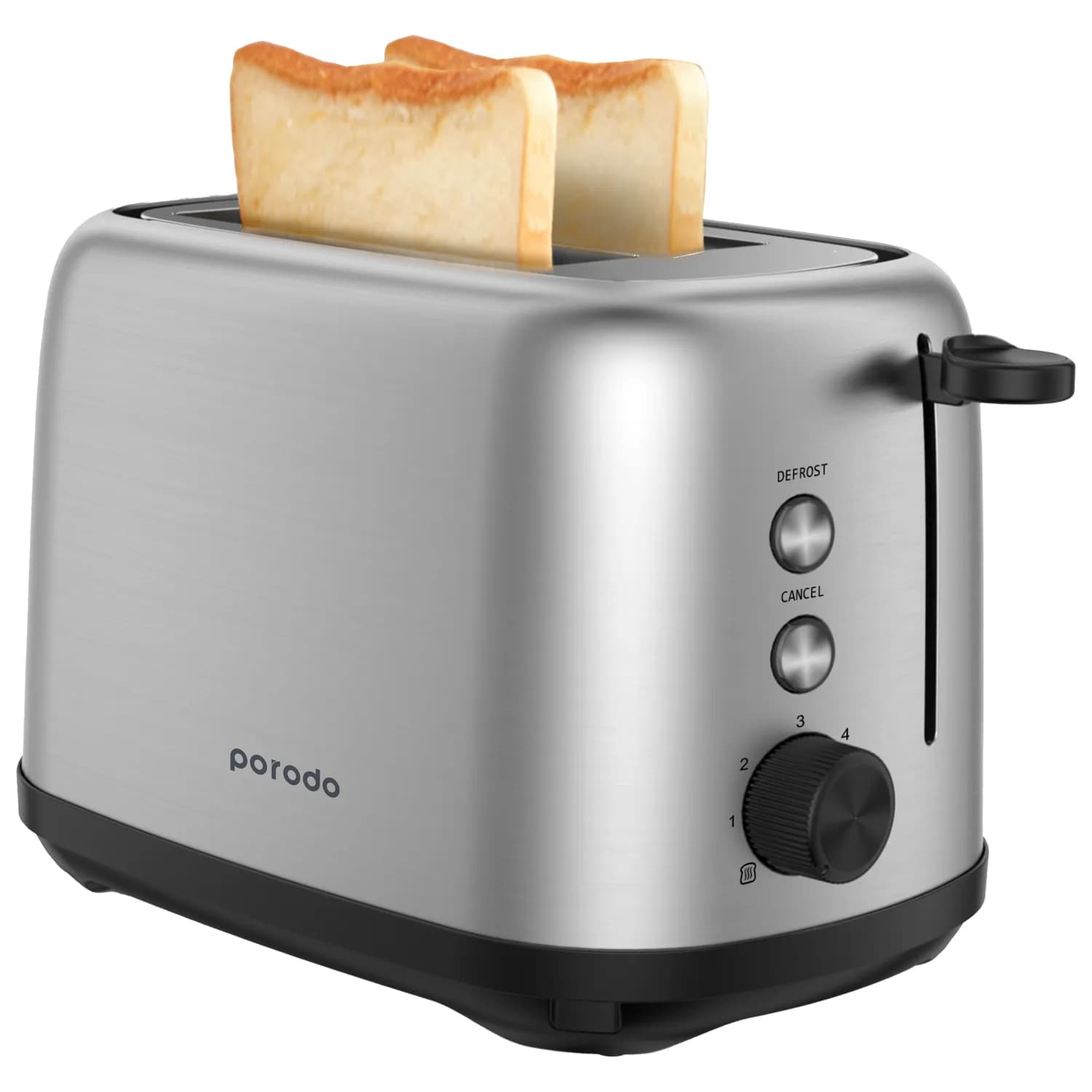 Porodo LifeStyle Golden Brown Toaster with Defrost Function - 750W 1 Porodo LifeStyle Golden Brown Toaster with Defrost Function - 750W 1
