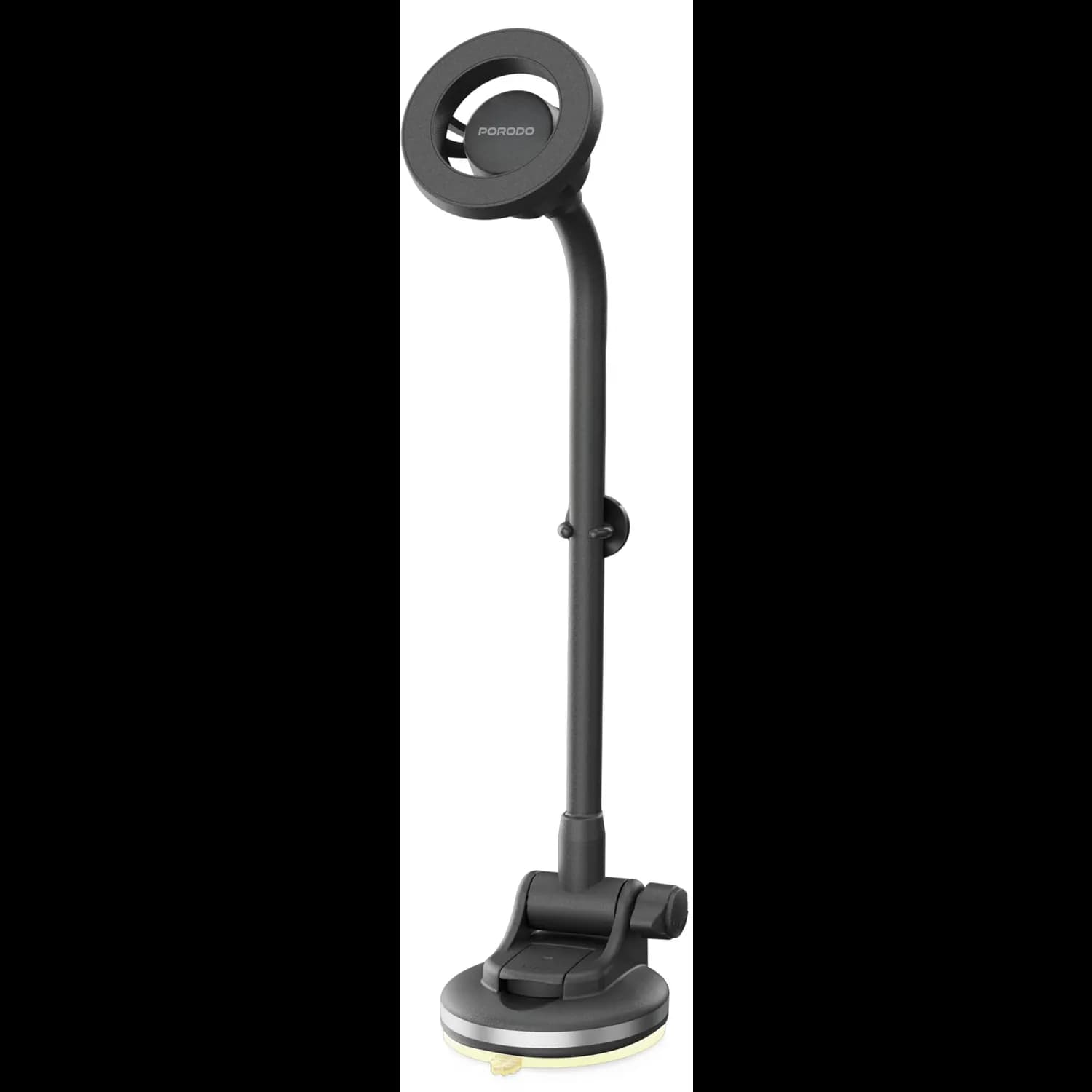 Porodo Magnetic Car Mount - Flexible Pole, Black 1 Porodo Magnetic Car Mount - Flexible Pole, Black 1