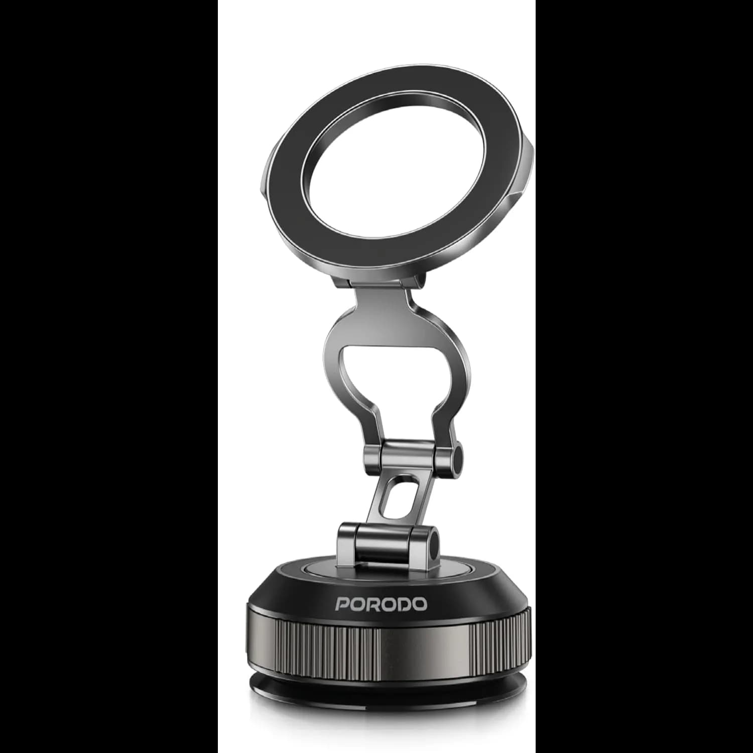Porodo Magnetic Phone Holder - Vacuum Suction, 360° Rotation, Black 1 Porodo Magnetic Phone Holder - Vacuum Suction, 360° Rotation, Black 1