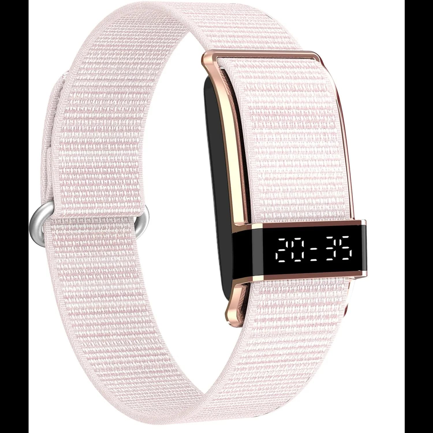 Porodo Smart Bracelet Trackfit Pro - Health Tracker, Pink — Pink 1 Porodo Smart Bracelet Trackfit Pro - Health Tracker, Pink — Pink 1