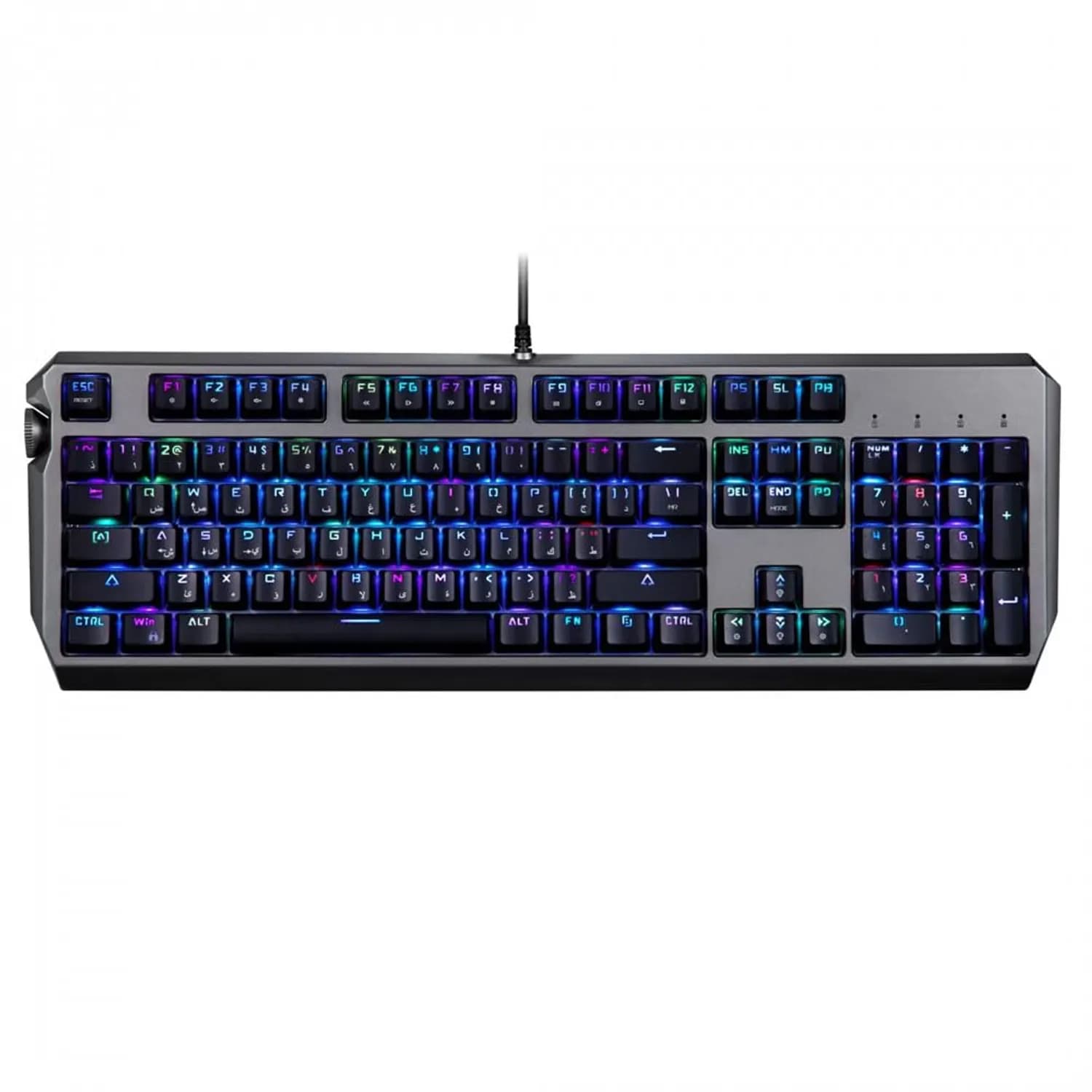 Porodo Mechanical Gaming Keyboard - Gateron Pro, RGB, Black 1 Porodo Mechanical Gaming Keyboard - Gateron Pro, RGB, Black 1