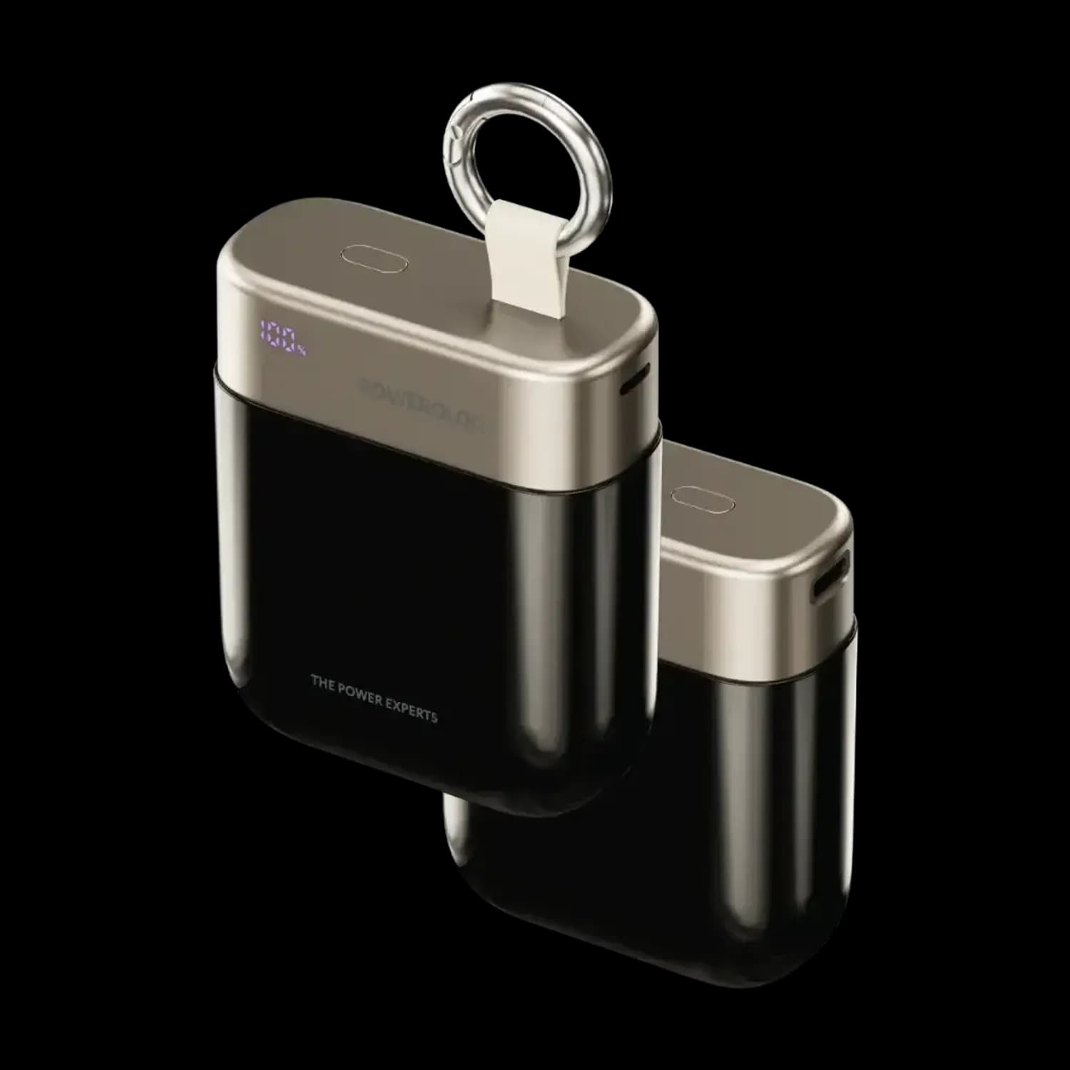 Powerology Power Bank Legacy 10000mAh - PD 22.5W, Black — Onyx Black Powerology Power Bank Legacy 10000mAh - PD 22.5W, Black — Onyx Black